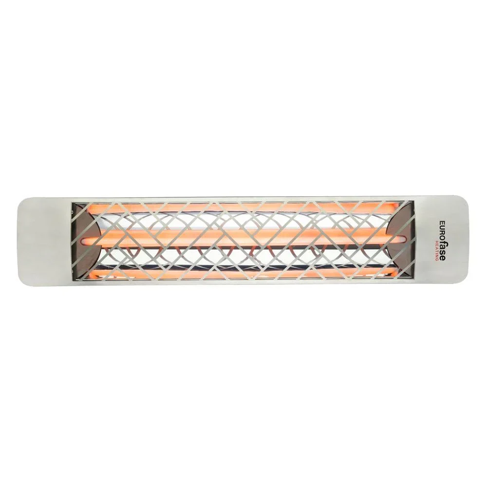 1500W 39-Inch Single Element Electric Heater with Chevron Decor Plate - Image 4