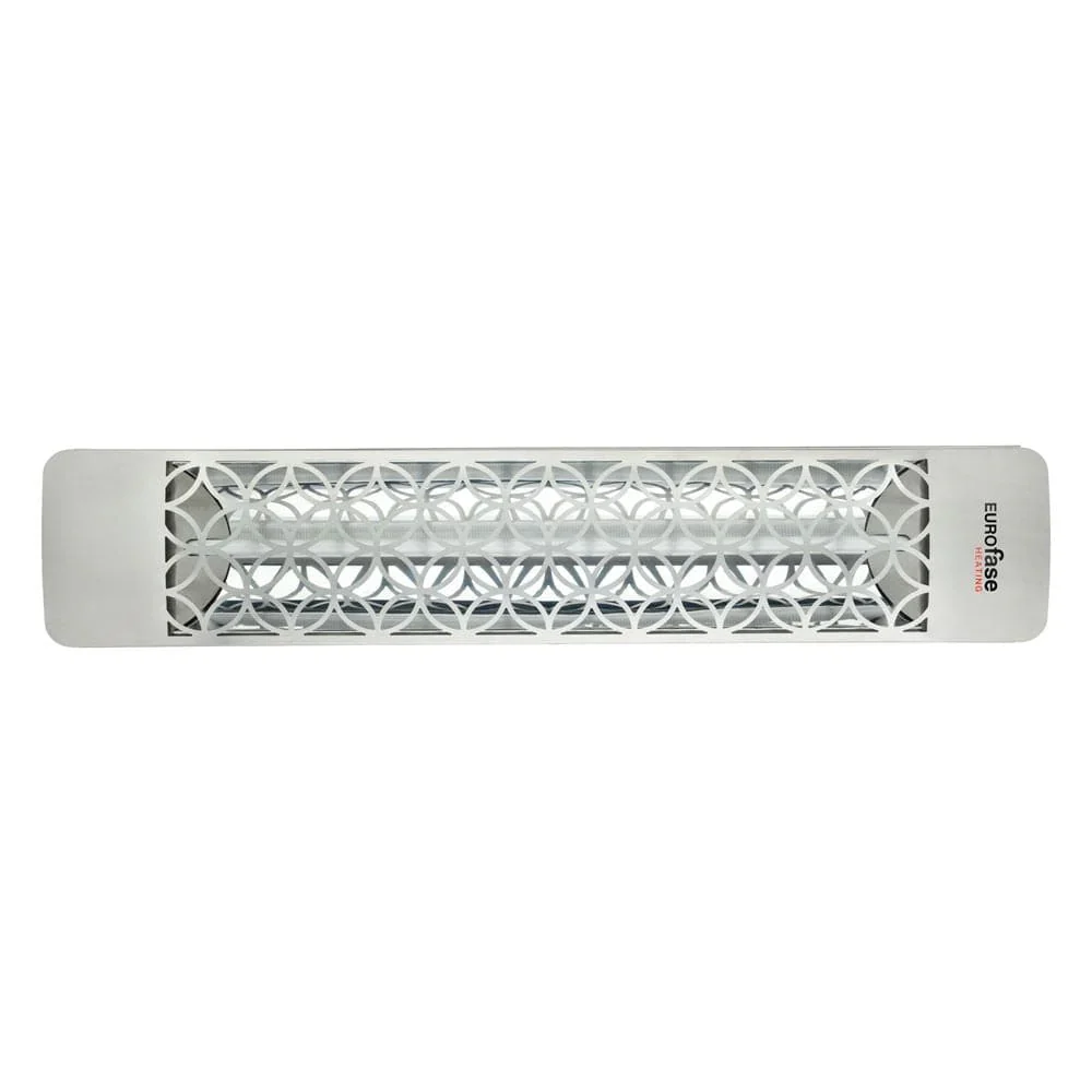 1500W 39-Inch Single Element Electric Heater with Clover Decor Plate - Image 5