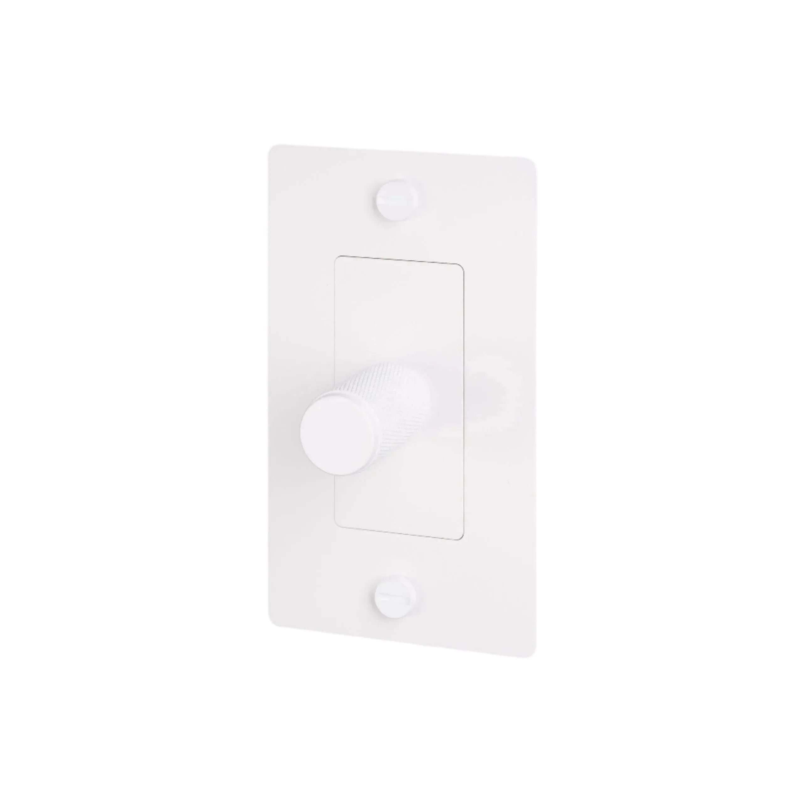 1G Dimmer  / Cross / Without Logo  / White