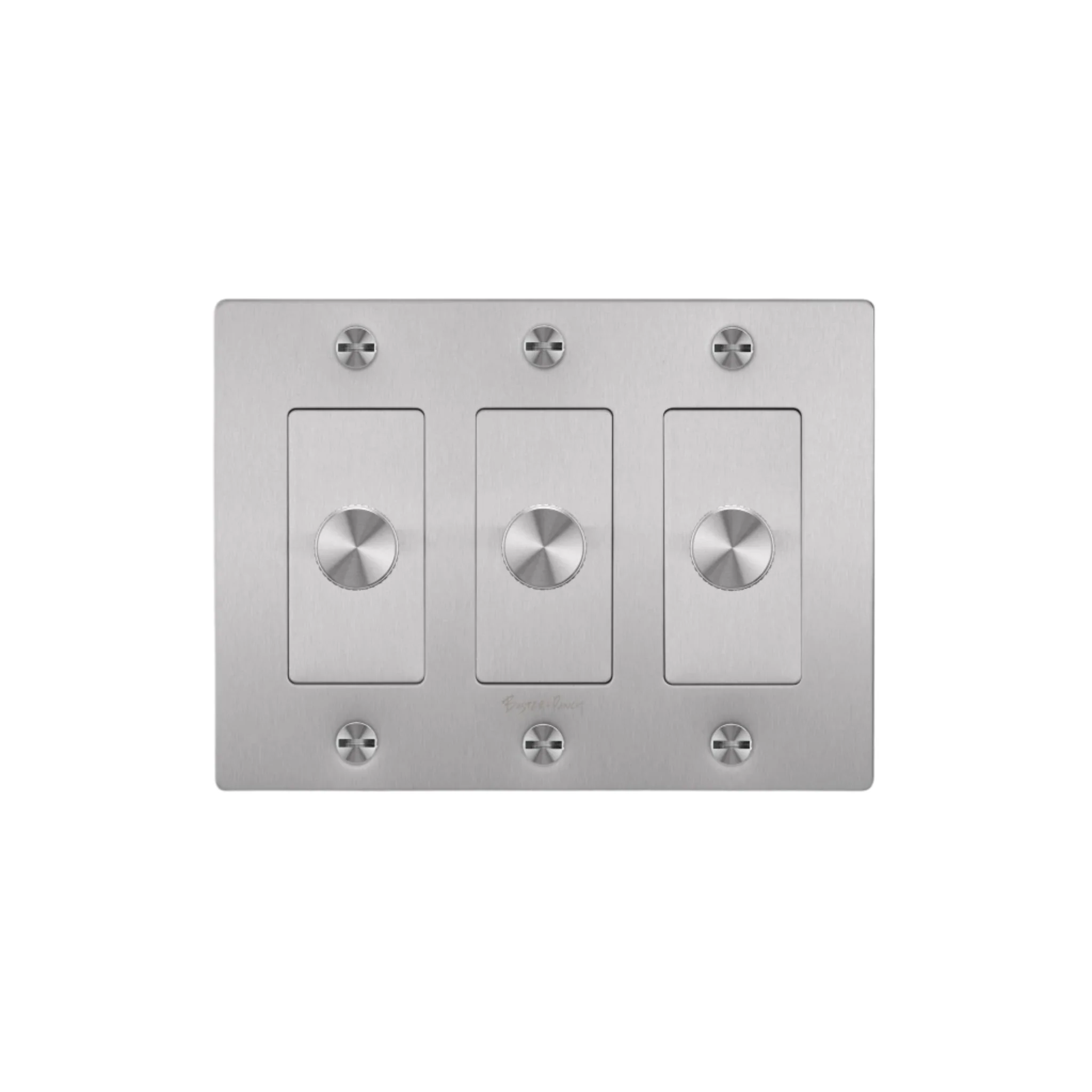 3G Dimmer / Led / Cross / With Logo / Steel