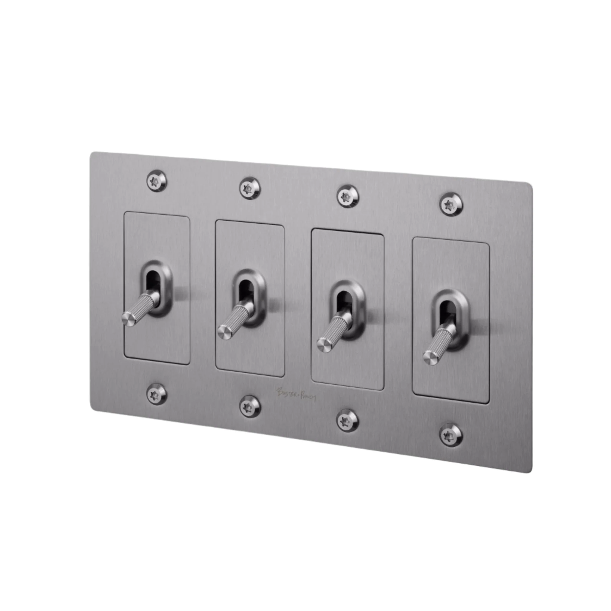 4G Toggle Switch / Linear / With Logo / Steel - Image 3