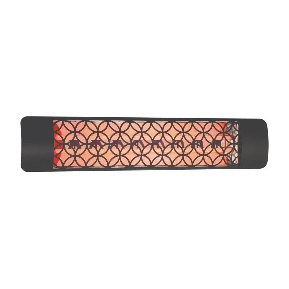 5000W 39-Inch Dual Element Electric Heater with Clover Plate