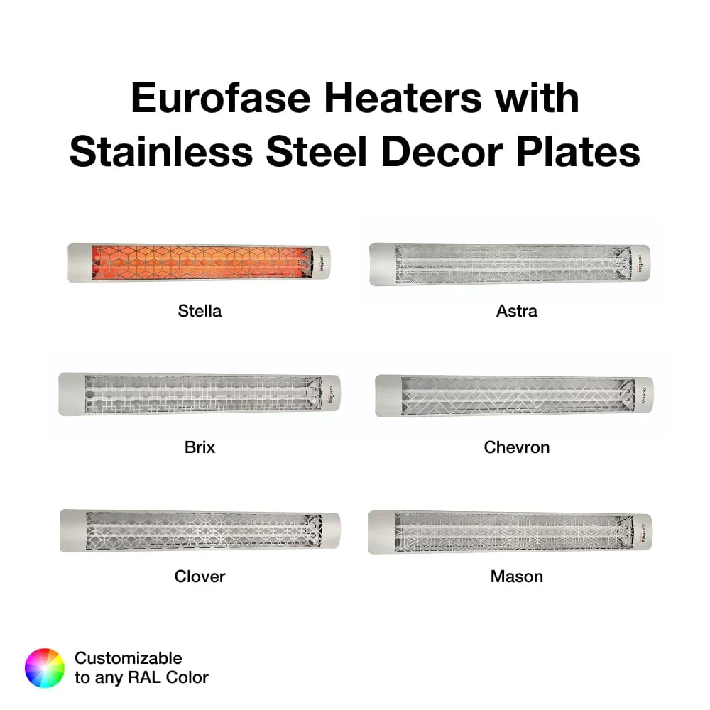 6000W 61-Inch Dual Element Electric Heater with Astra Decor Plate - Image 10