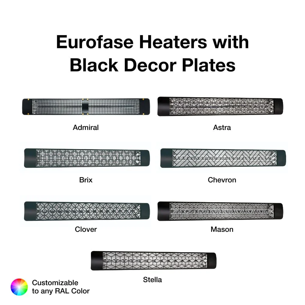 6000W 61-Inch Dual Element Electric Heater with Astra Decor Plate - Image 9