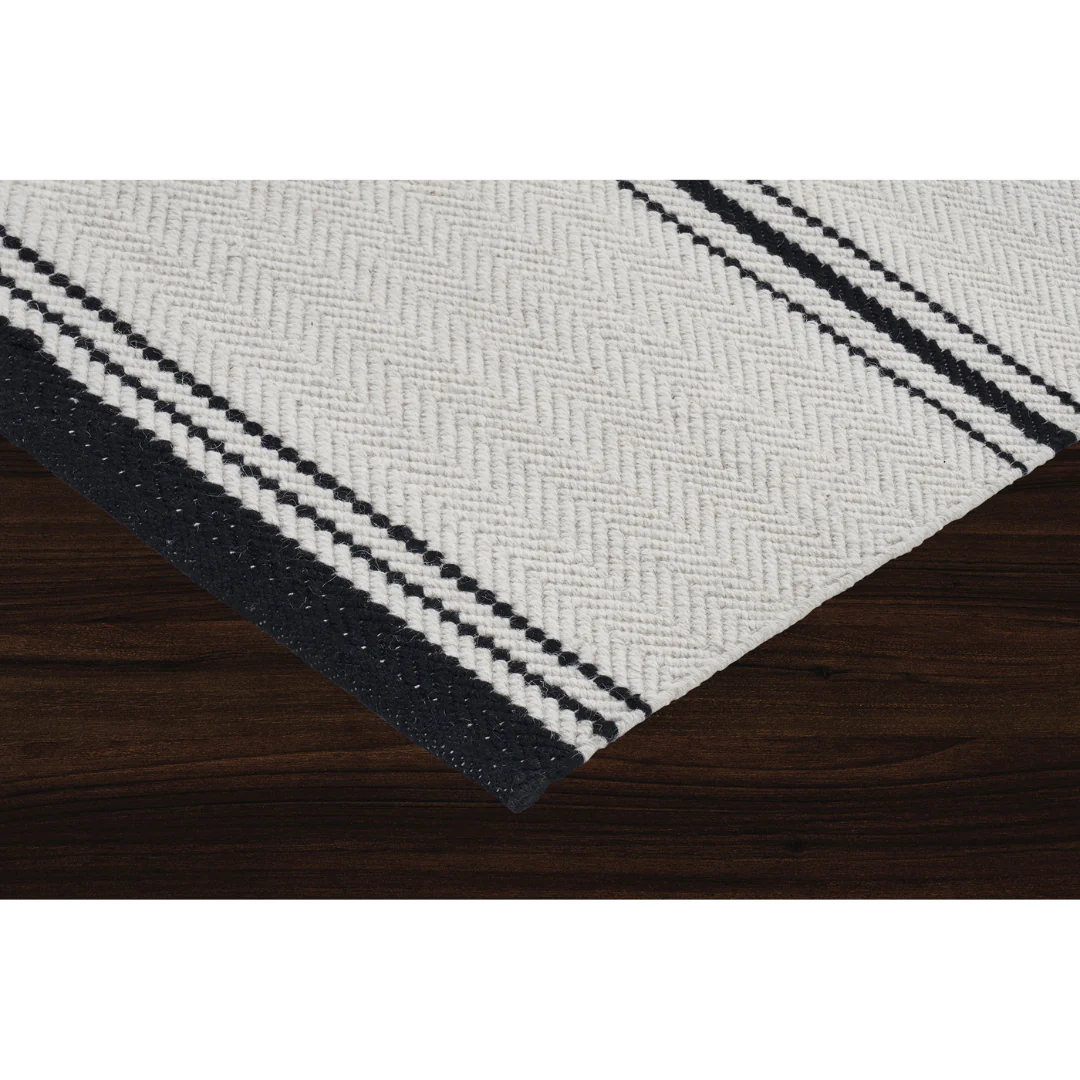 Alice Ivory & Black Rug - Image 9