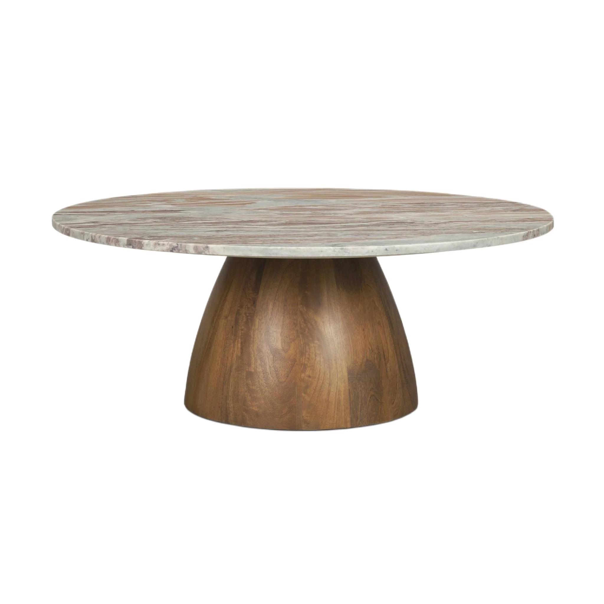 Alice Round Pedestal Coffee Table - Image 4