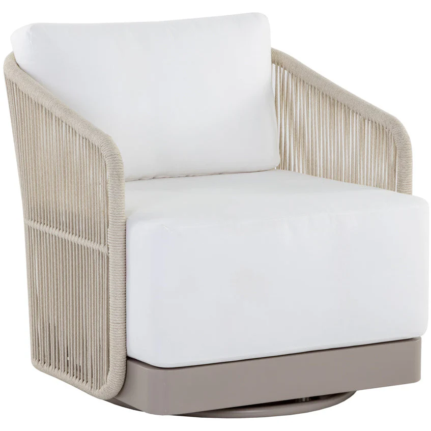 Allariz Outdoor Swivel Armchair - Image 2