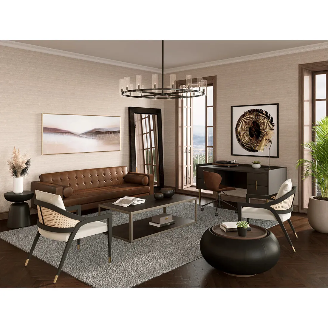 Arabella Office Chair - Bravo Cognac - Image 2