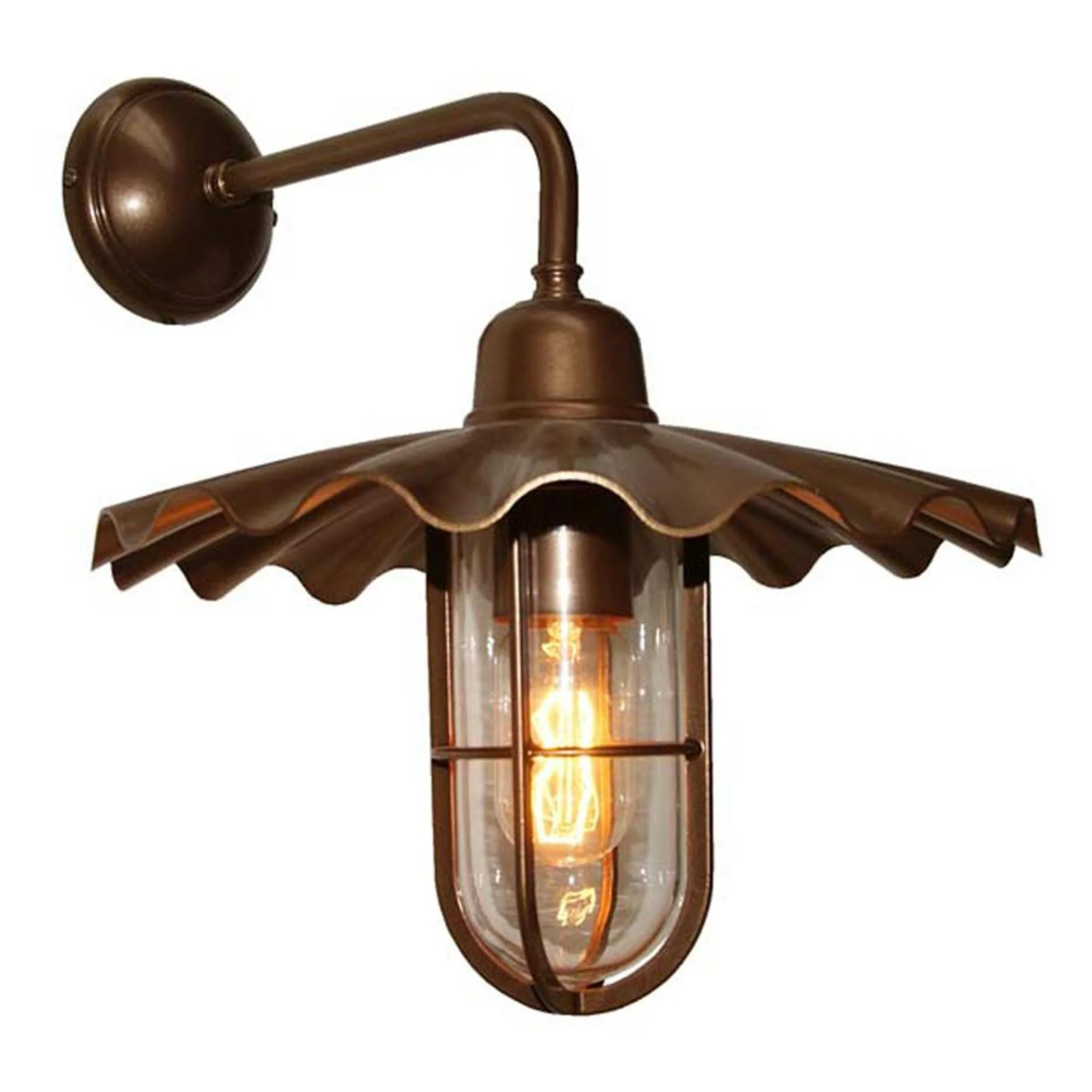 Ardle A well glass sconce | Clear