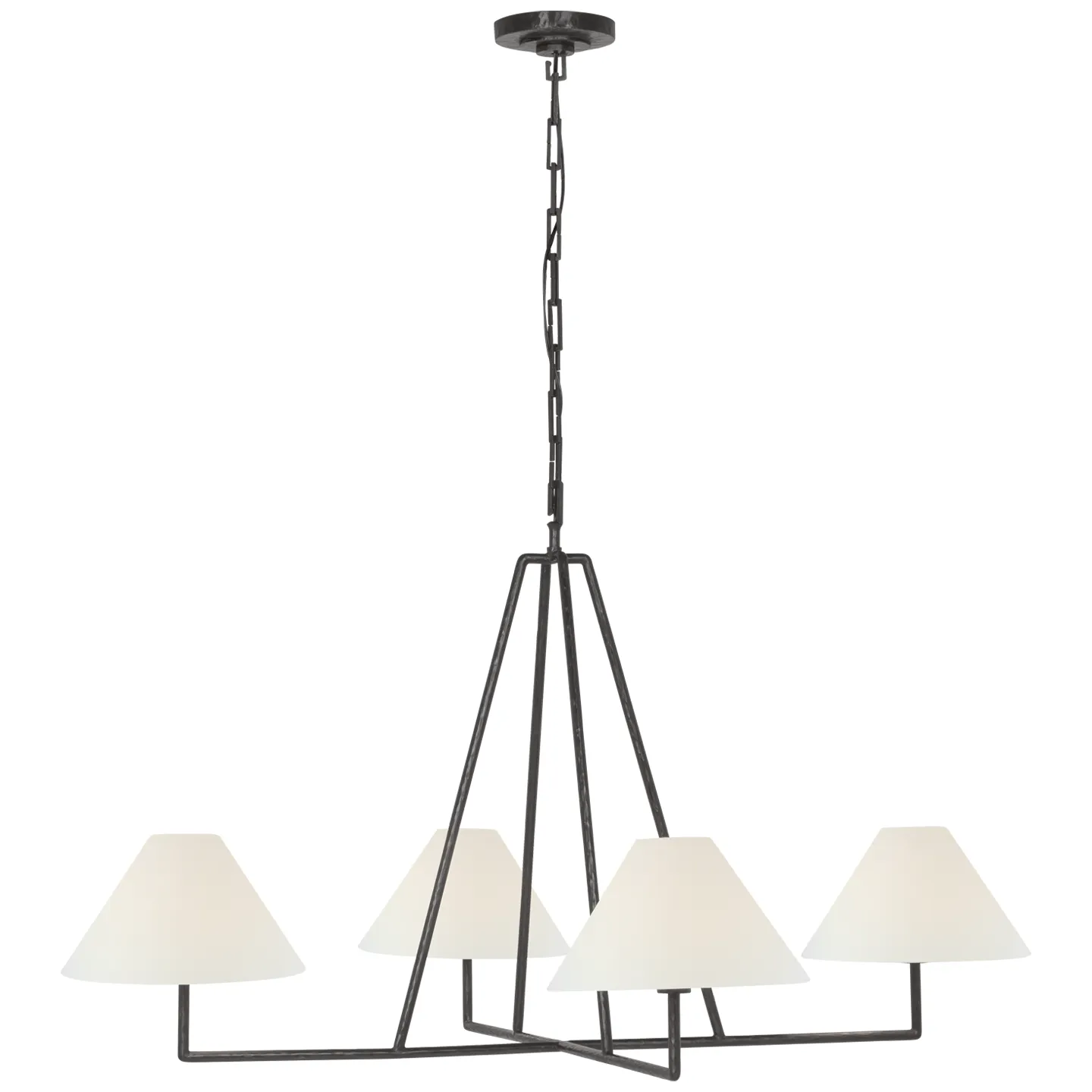 Ashton Extra Large Four Light Sculpted Chandelier - Image 2