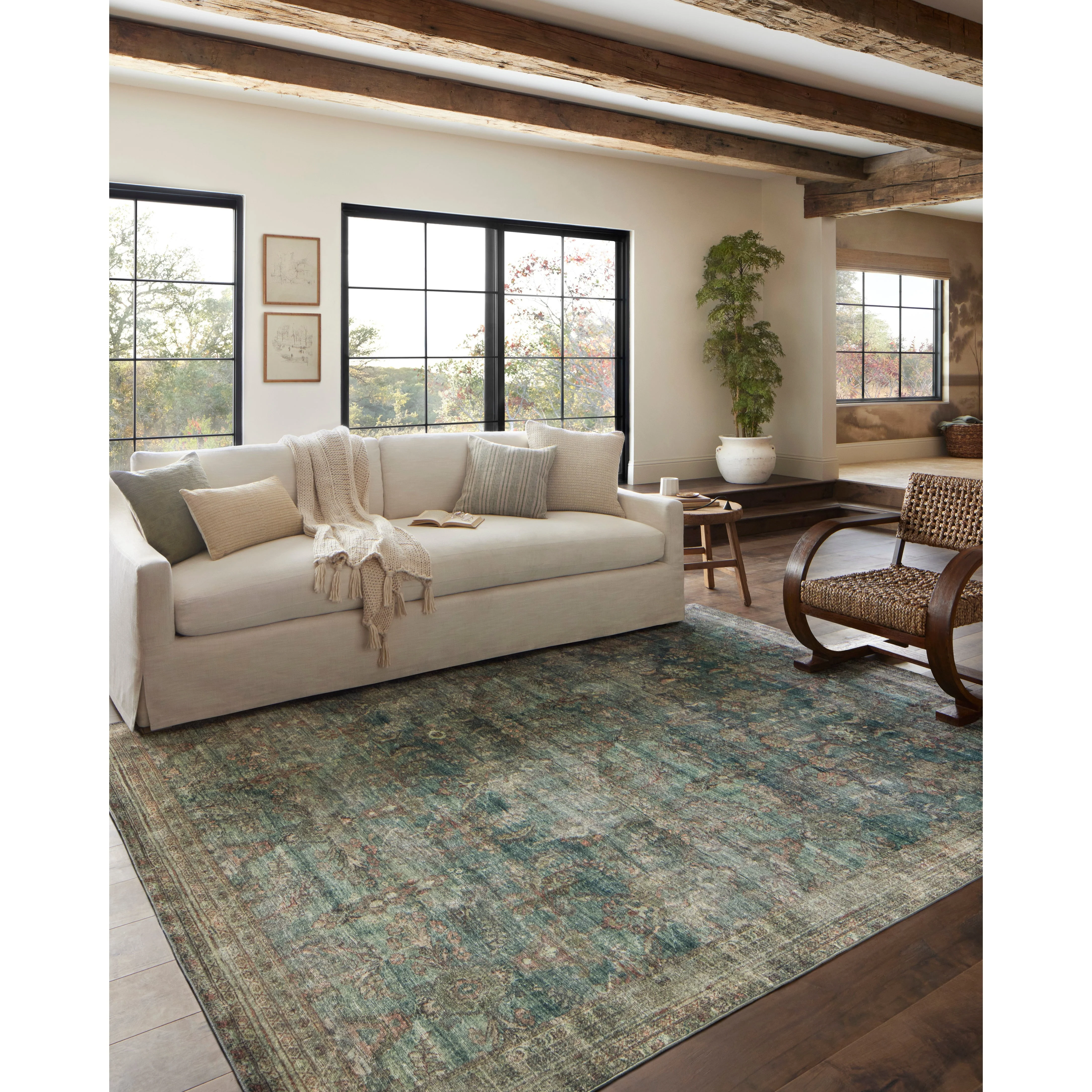 Banks Ocean / Spice Rug | Magnolia Home by Joanna Gaines x Loloi - Image 2