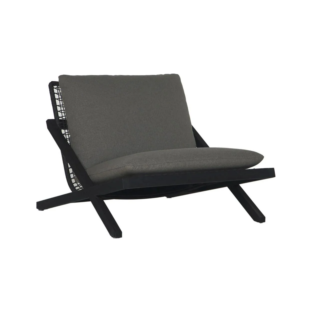 Bari Lounge Chair - Charcoal - Image 2