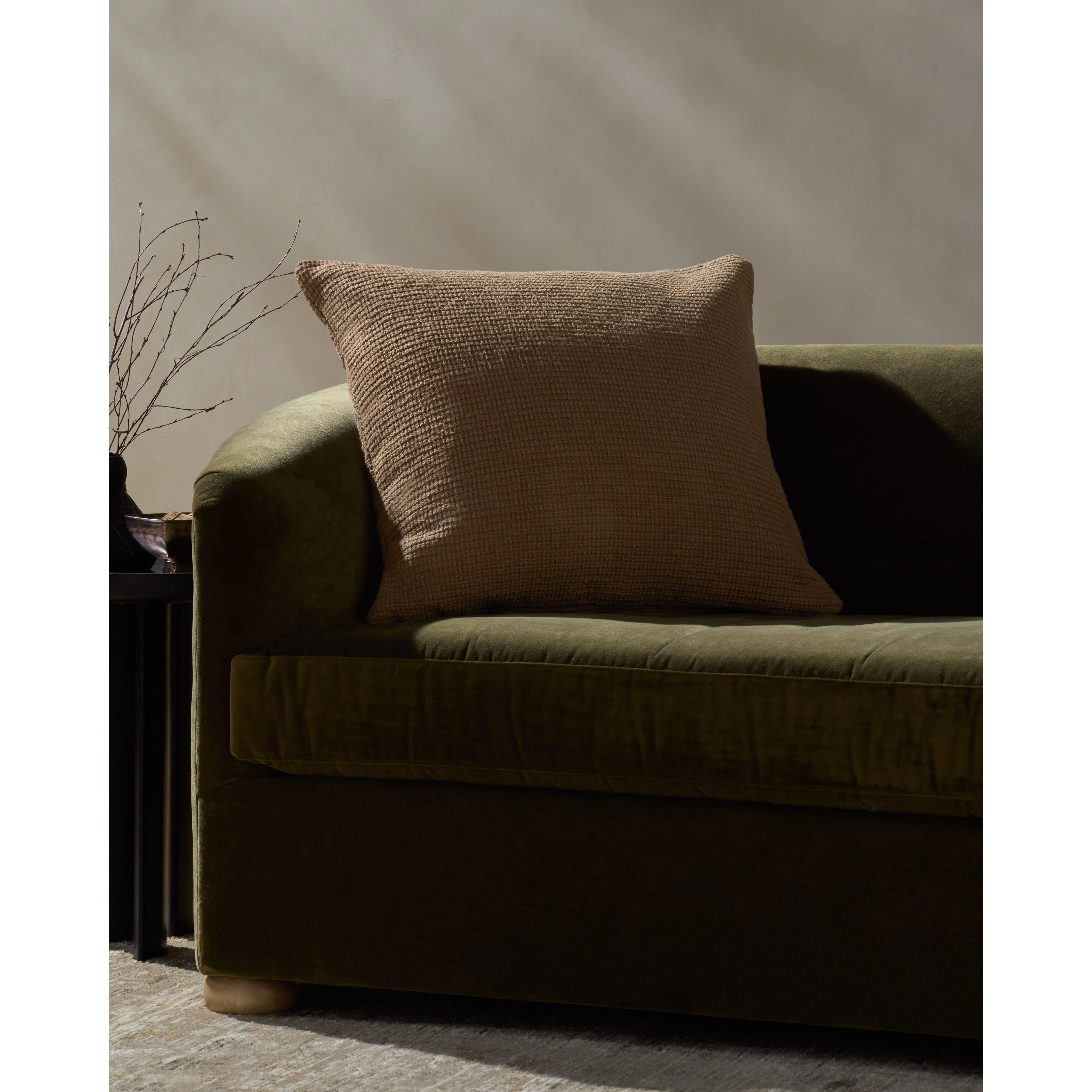 Bedford Brown Pillow | Jeremiah Brent x Loloi - Image 2
