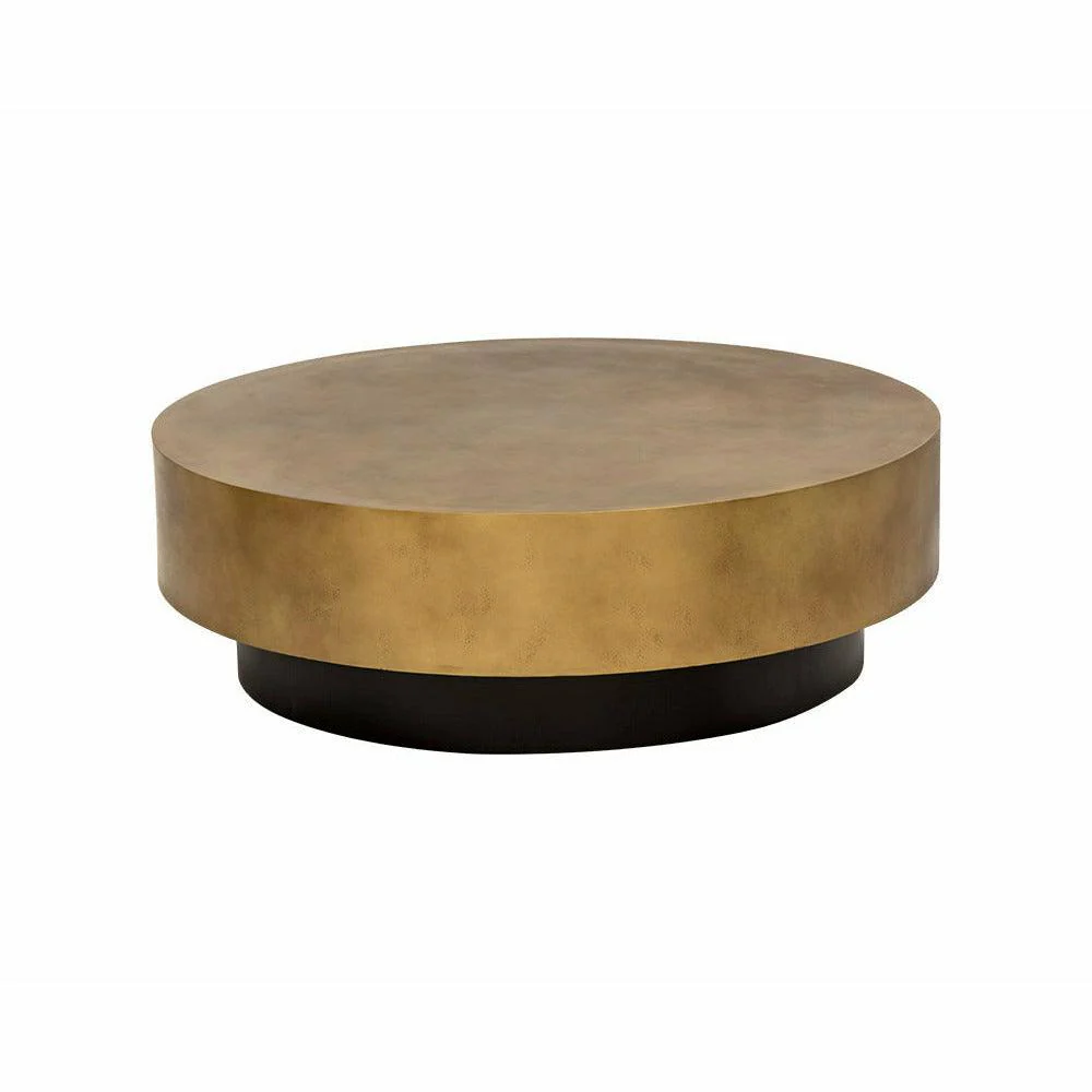 Bernaby Coffee Table - Antique Brass - Image 4