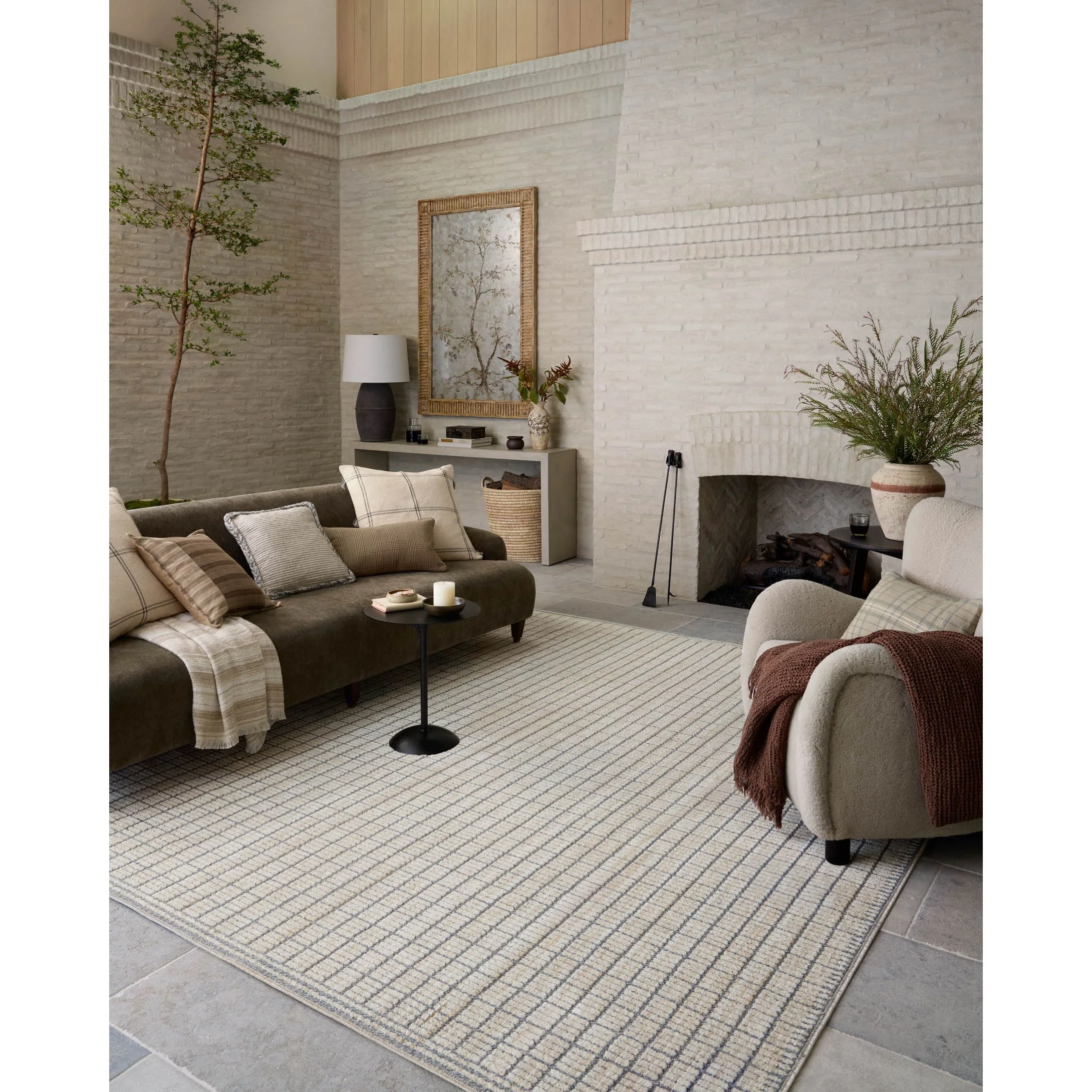 Bexley Slate / Natural Rug | Amber Lewis x Loloi - Image 2
