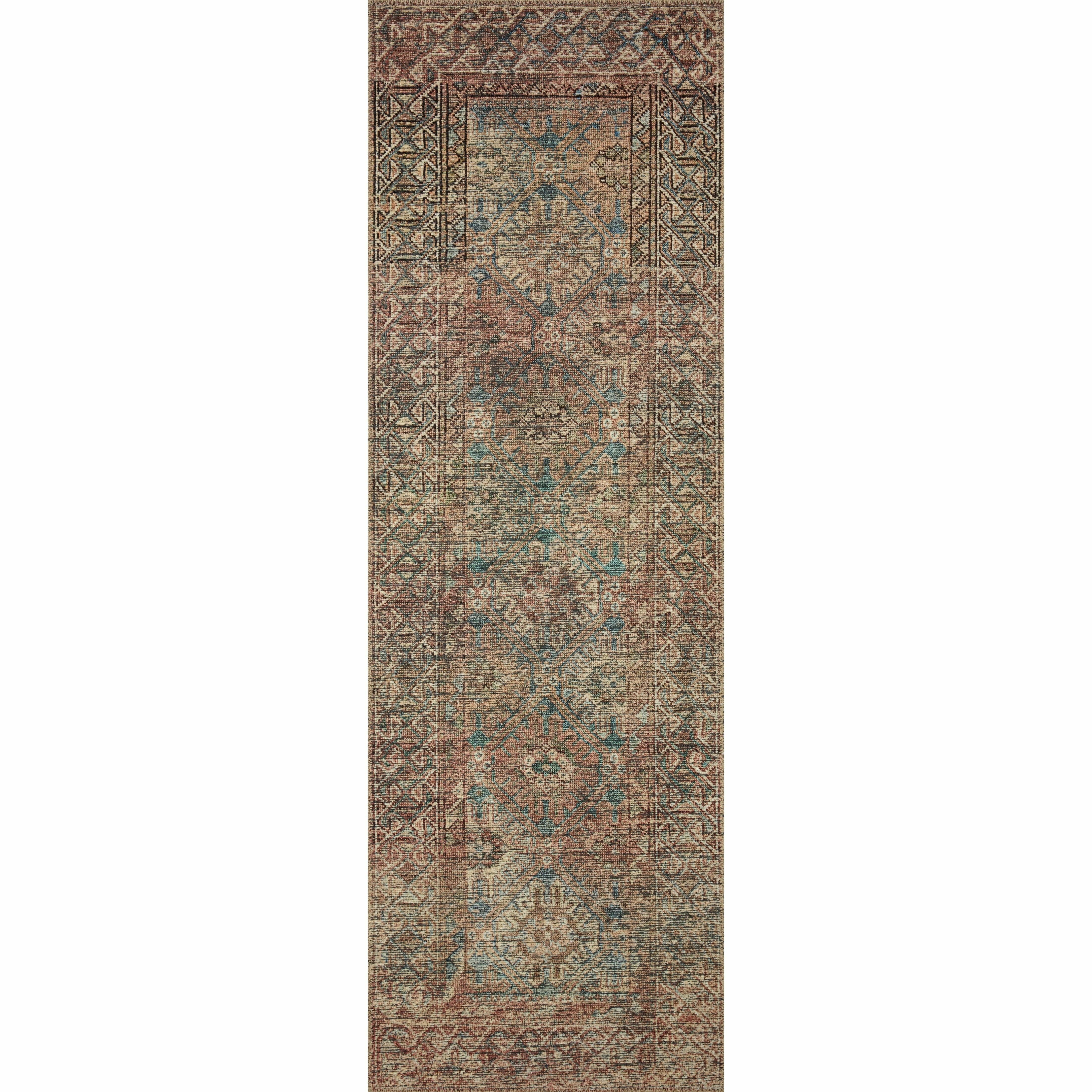 Billie Aqua / Rust Rug | Amber Lewis x Loloi - Image 7