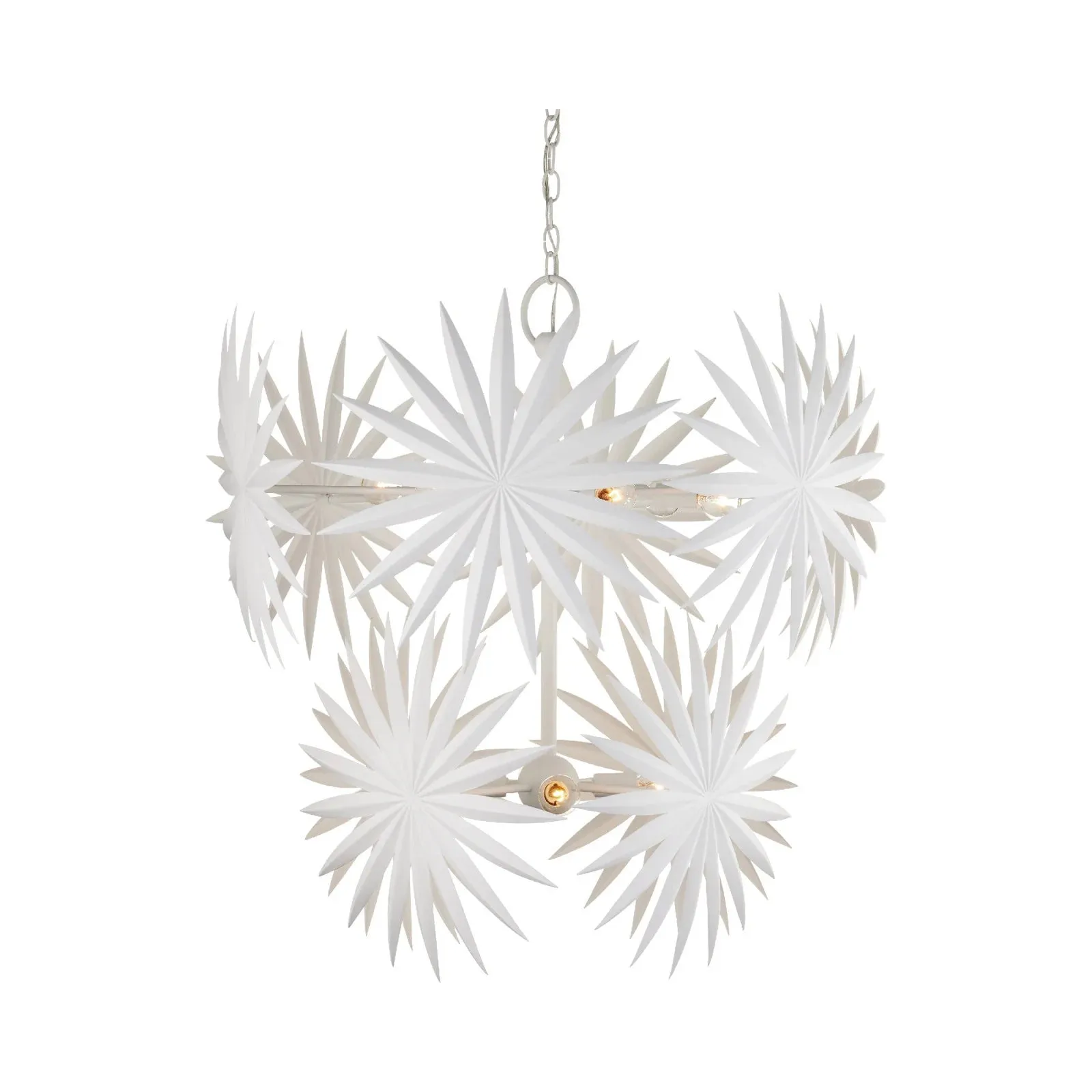 Bismarkia Medium White Chandelier