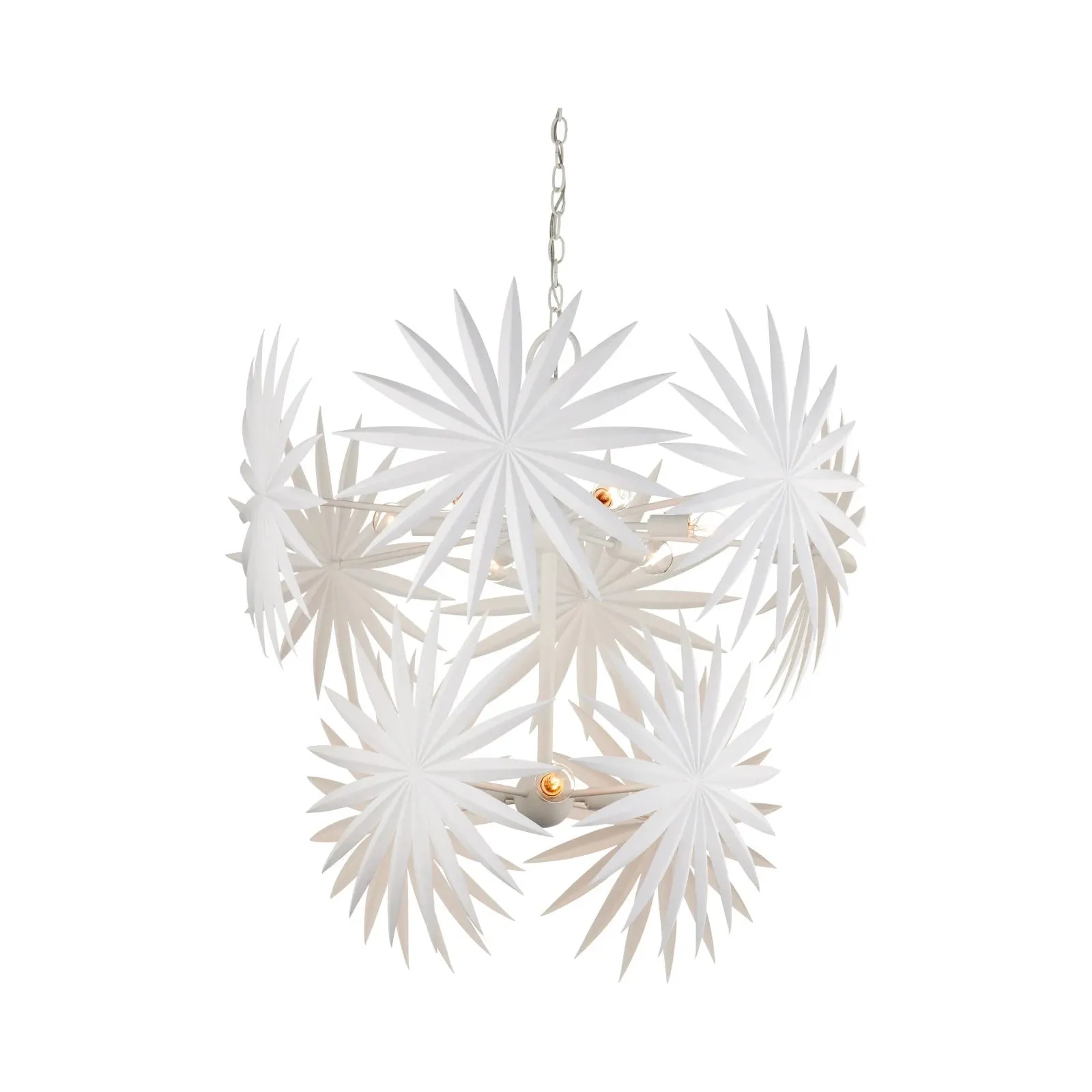 Bismarkia Medium White Chandelier - Image 3