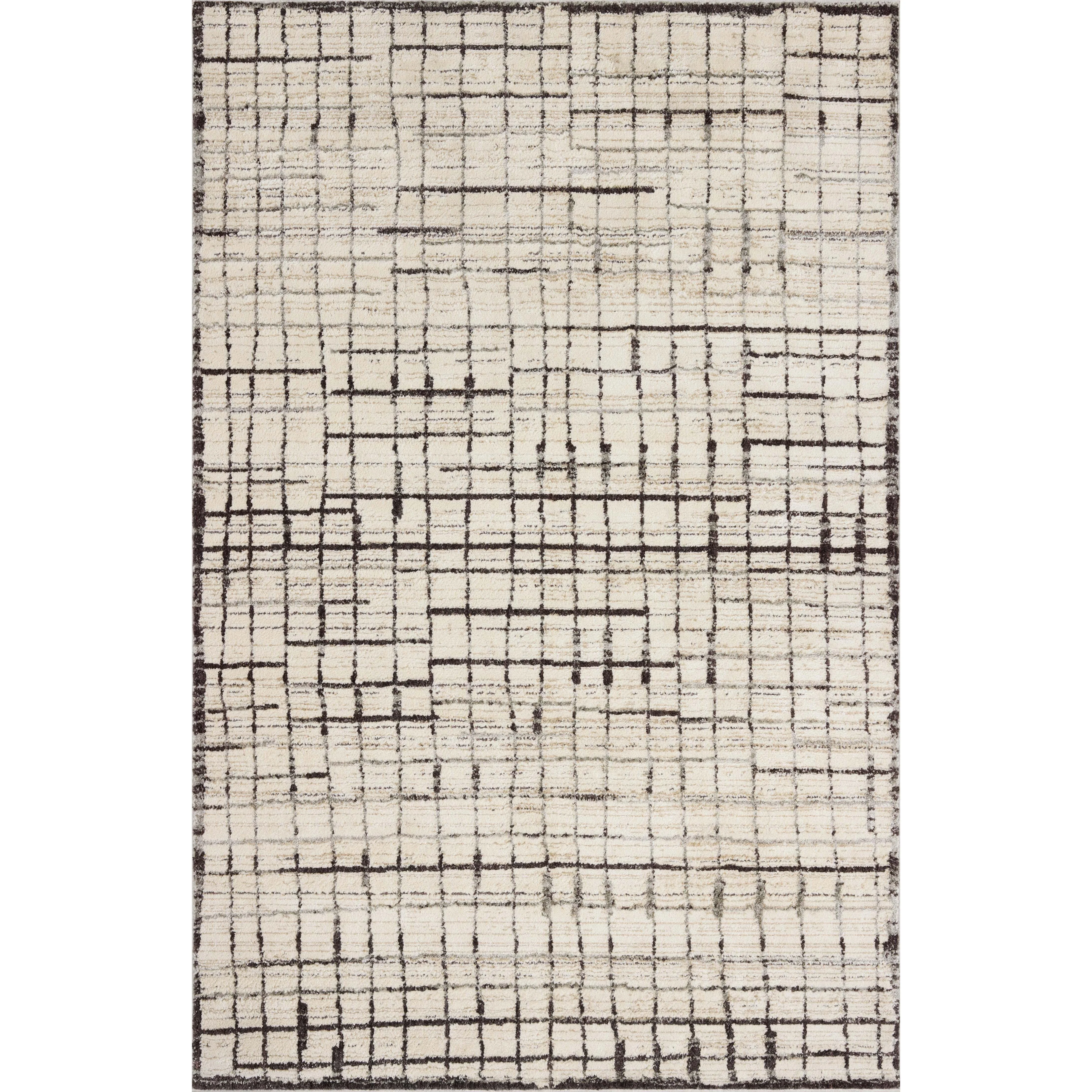 Bleecker Ivory / Charcoal Rug | Jeremiah Brent x Loloi