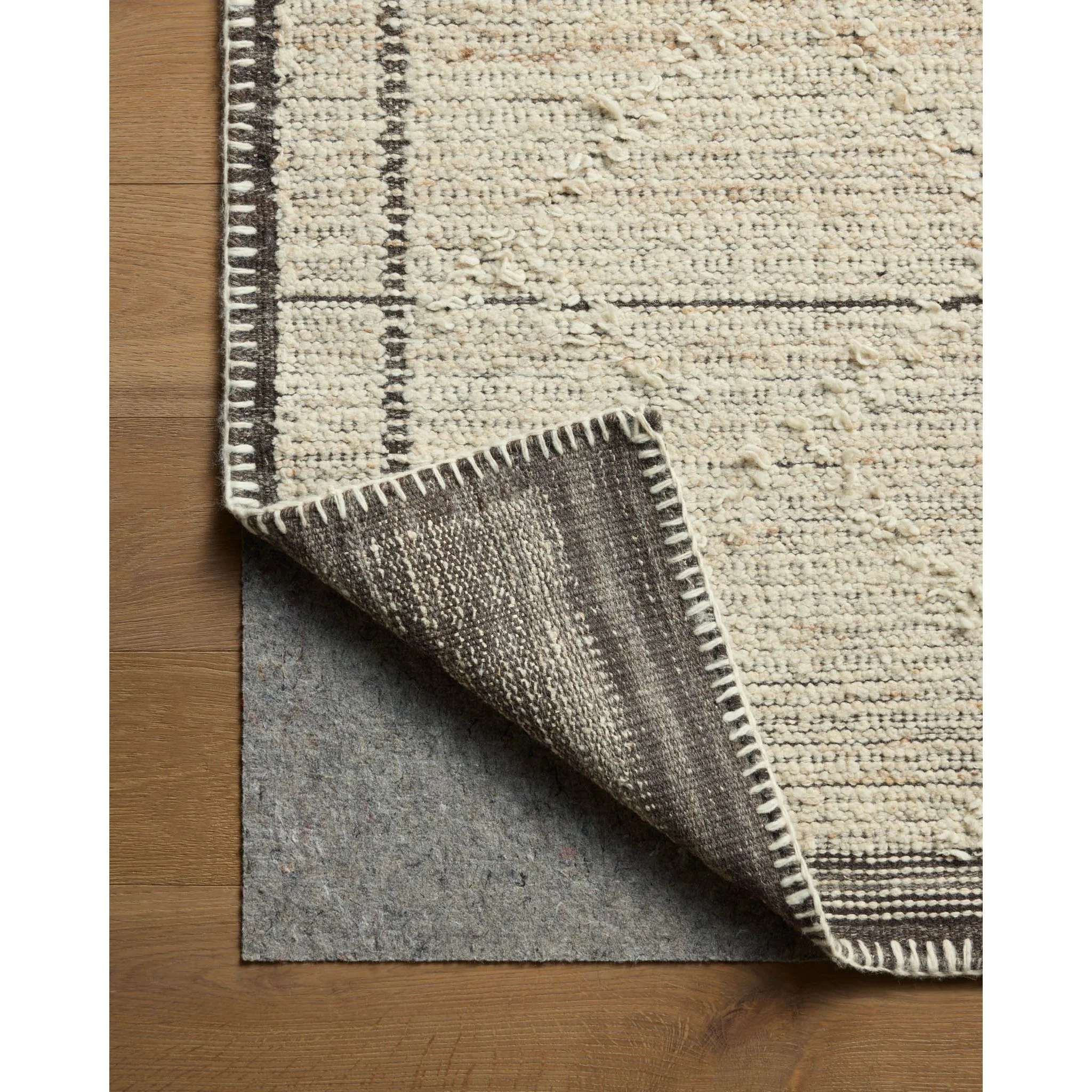 Bowie Ivory / Mocha Rug | Amber Lewis x Loloi - Image 5