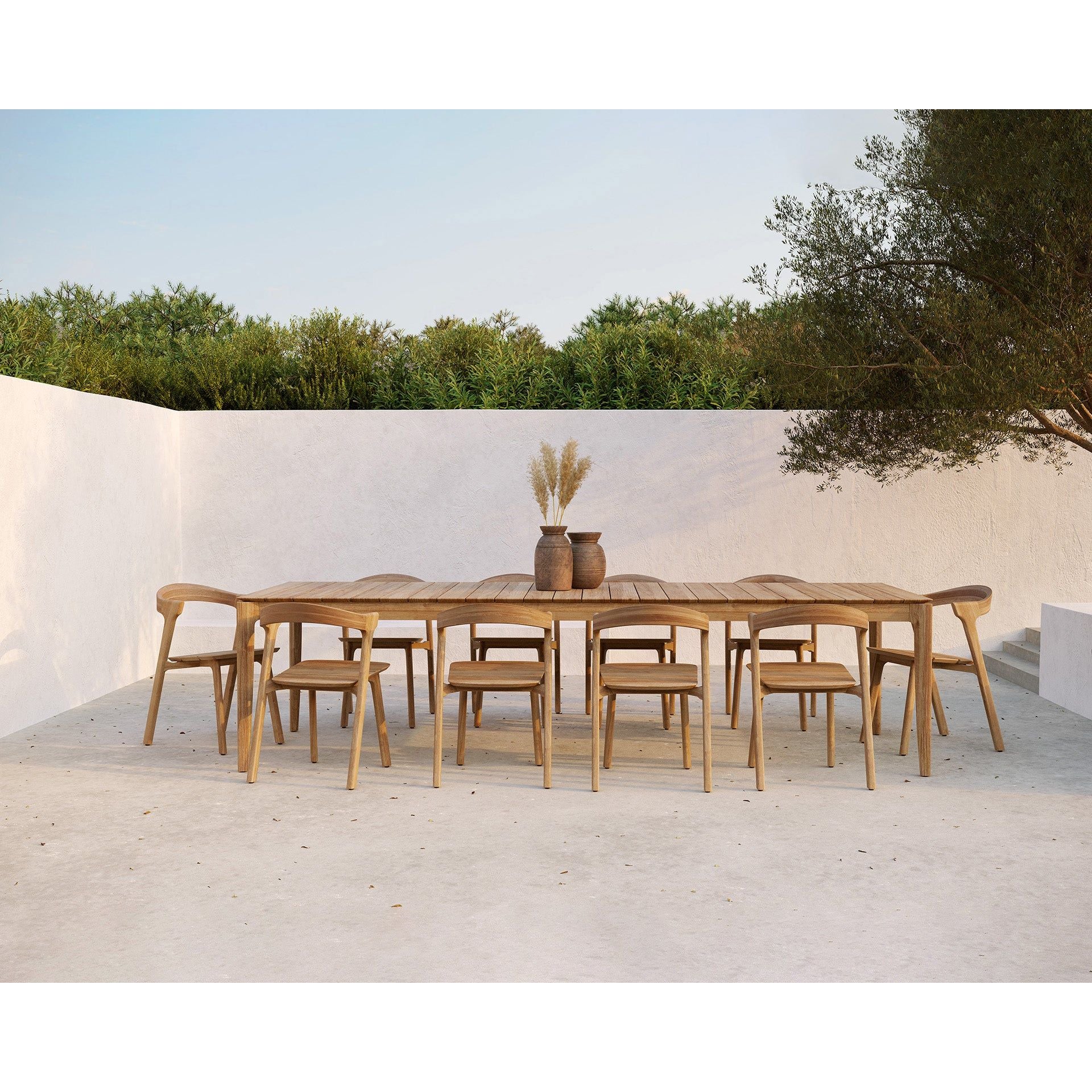 Bok Outdoor Dining Table - Rectangle - Image 8