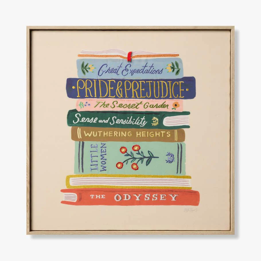Book Club Wall Art | Rifle Paper Co. x Loloi