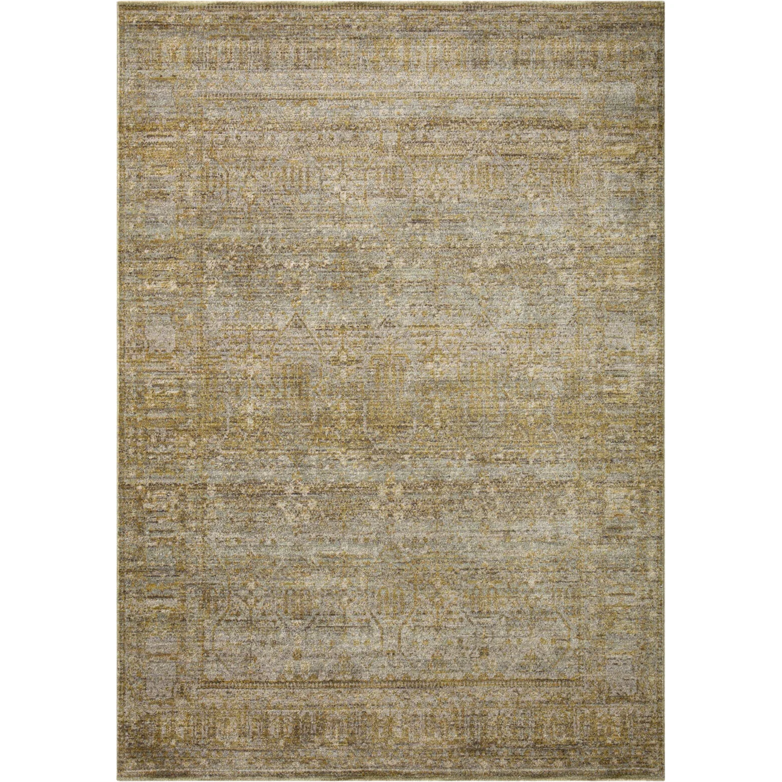 Bradbury Dove / Gold Rug | Jean Stoffer x Loloi
