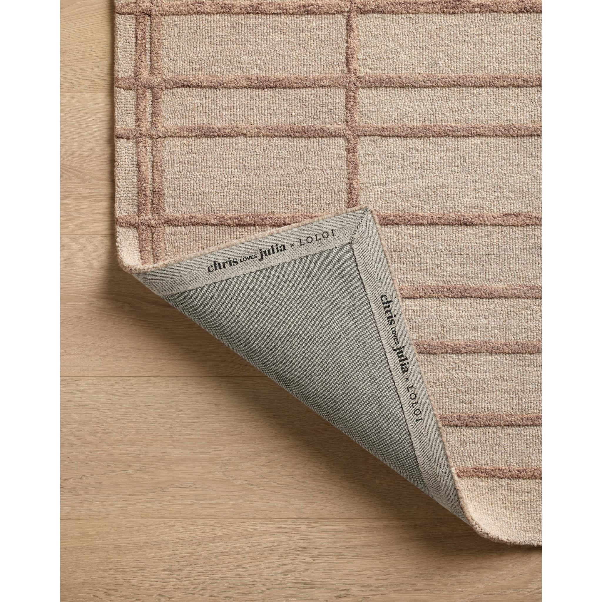 Bradley Rose / Blush Rug | Chris Loves Julia x Loloi - 8'-6" x 11'-6" | Open Box - Image 6