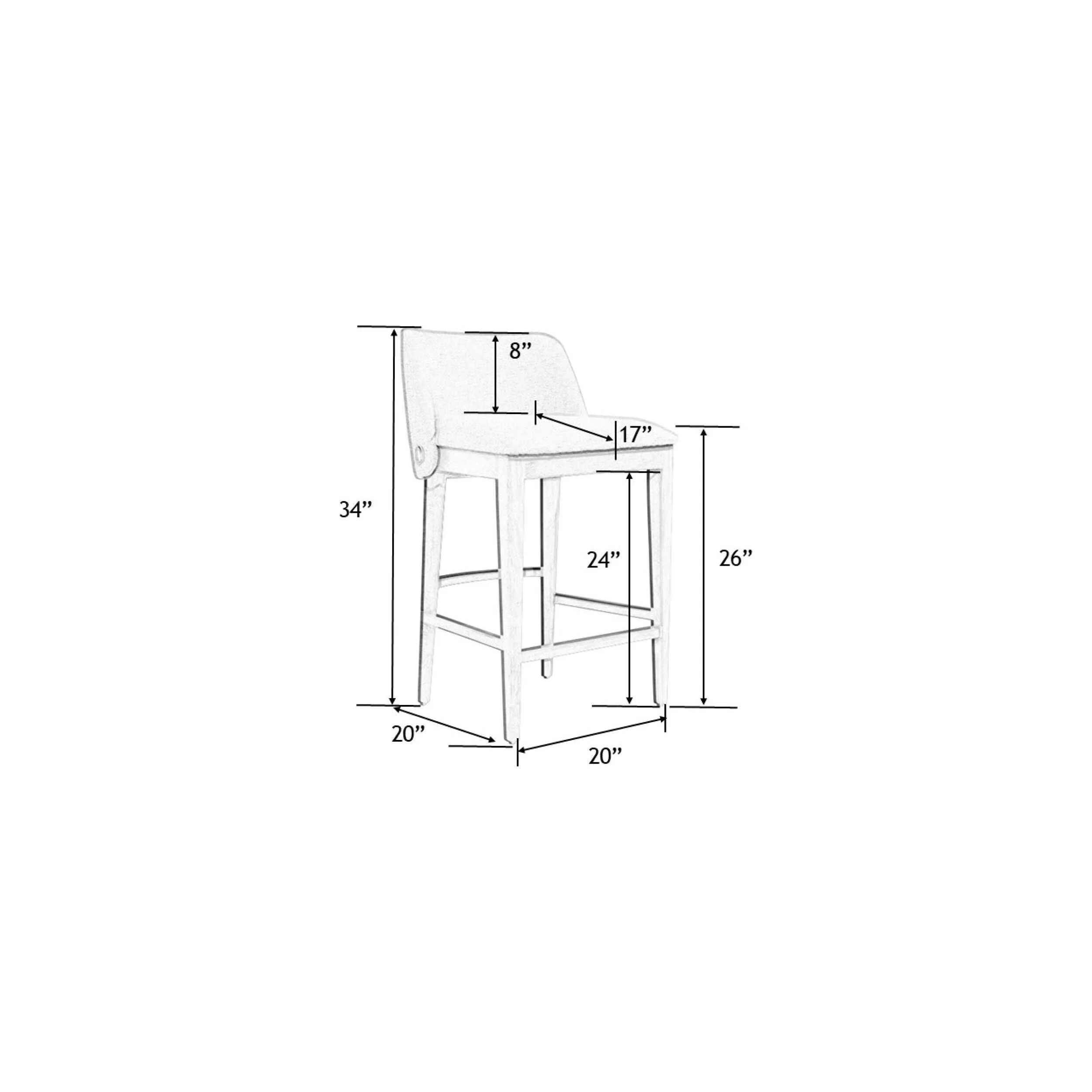Brooke Counter Stool - Image 11