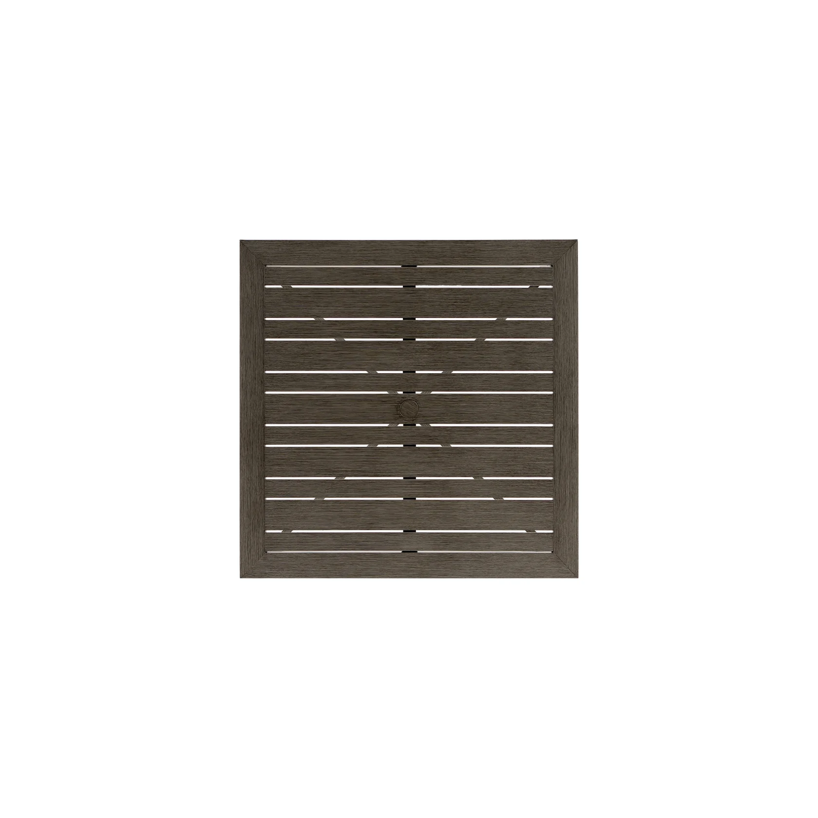 Canbria 39″ Sq Counter Table With Umbrella Hole - Image 5