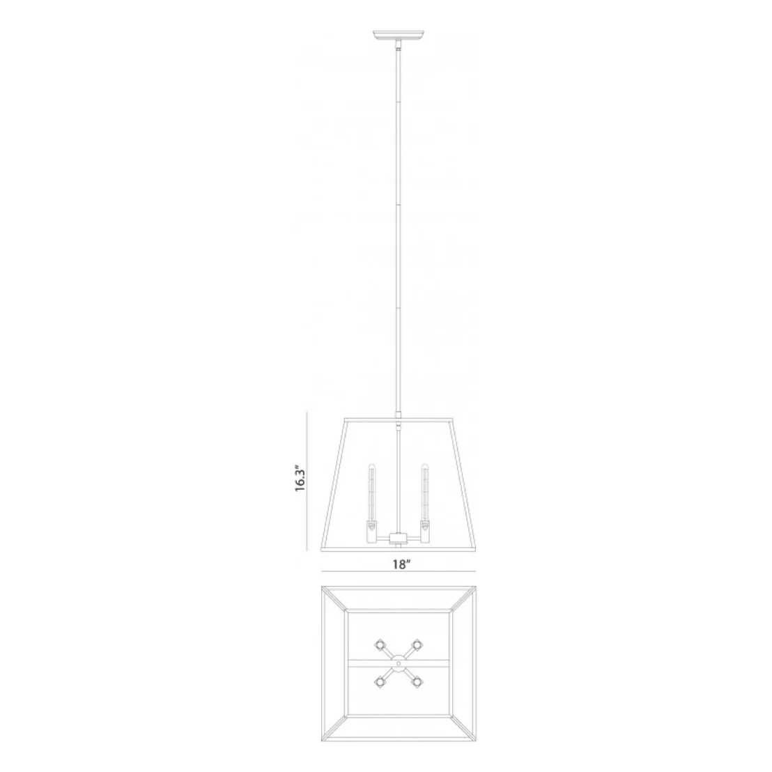 Candor 4-Light Pendant - Image 4