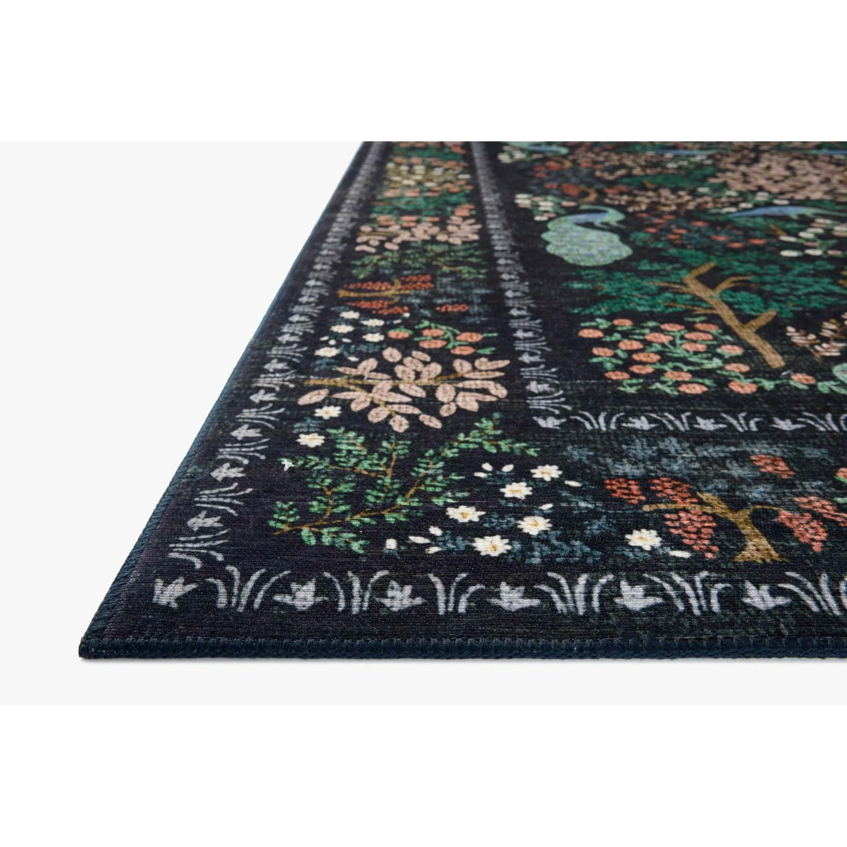 Canopy Charcoal Rug | Rifle Paper Co. x Loloi - Image 3