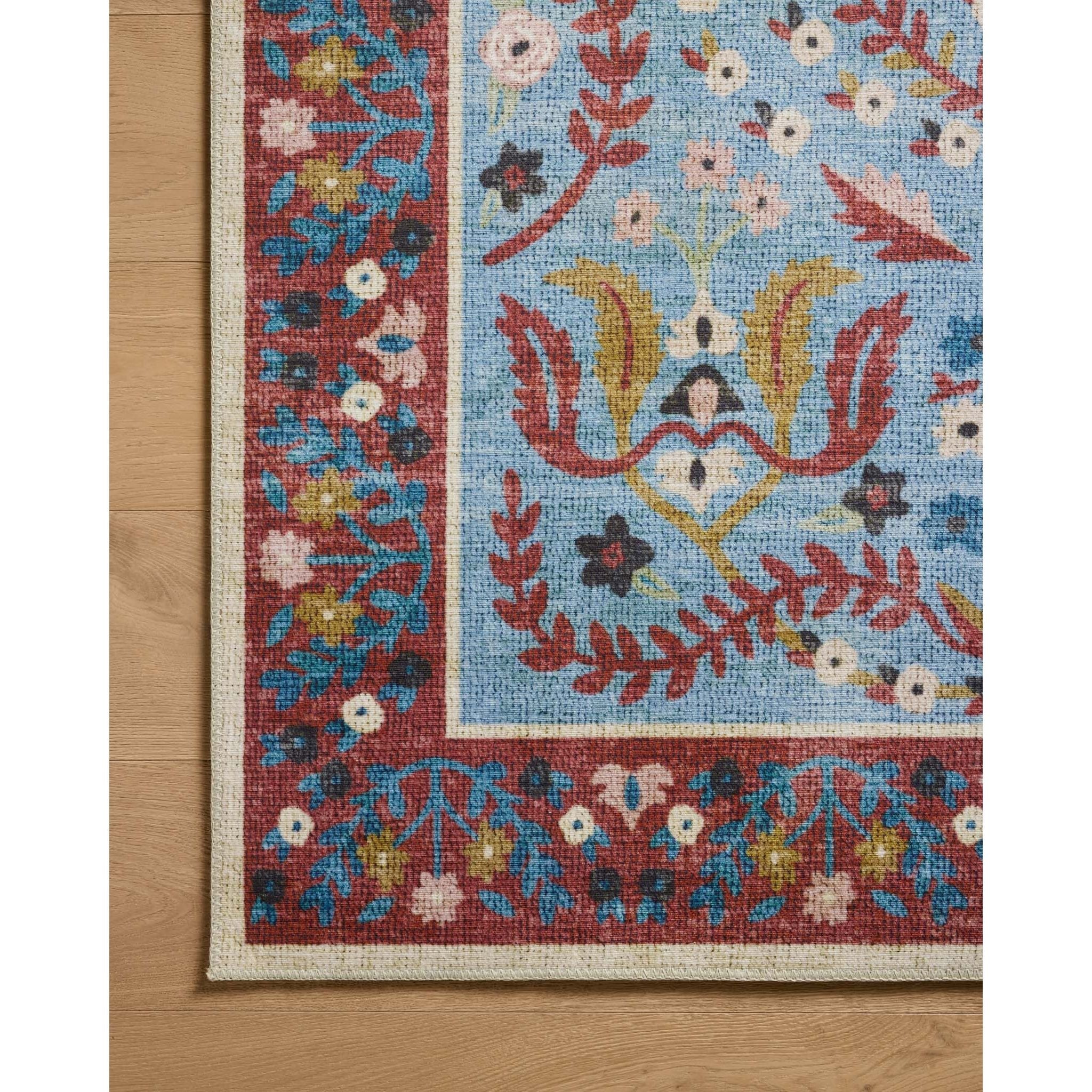 Canopy Red / Blue Rug | Rifle Paper Co. x Loloi - Image 5