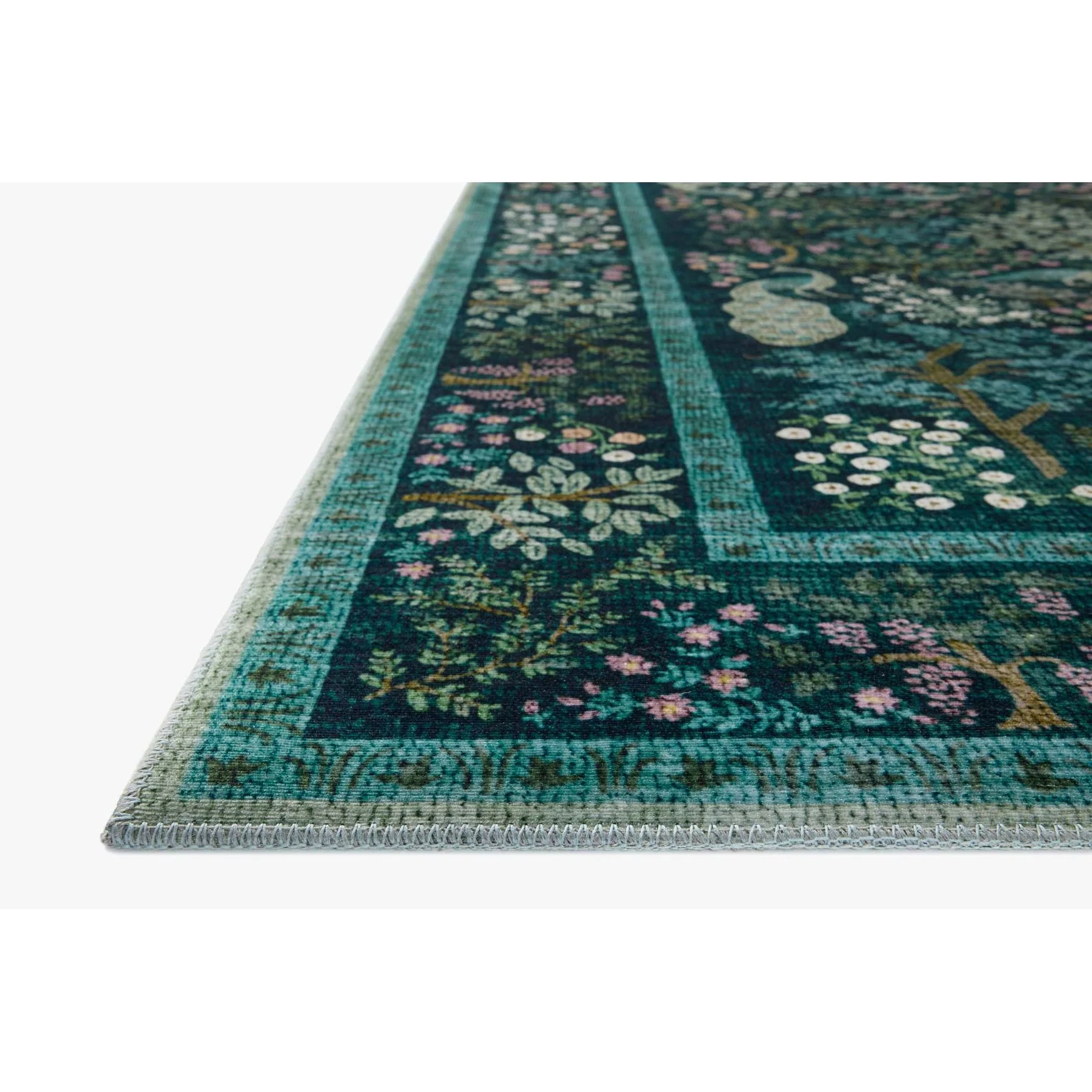 Canopy Teal Rug | Rifle Paper Co. x Loloi - Image 3