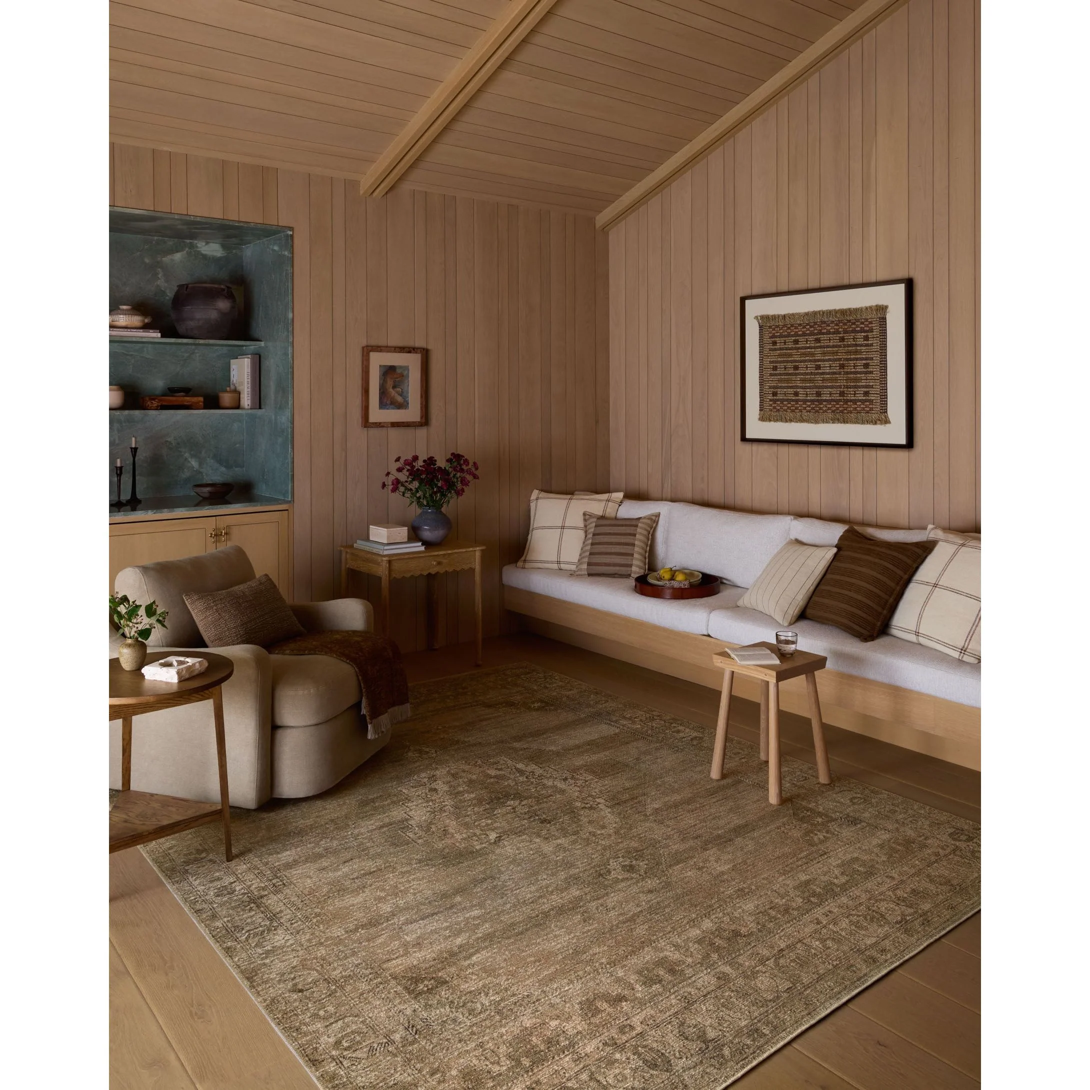 Cambria AL Taupe / Antique Bronze Rug | Amber Lewis x Loloi - Image 2