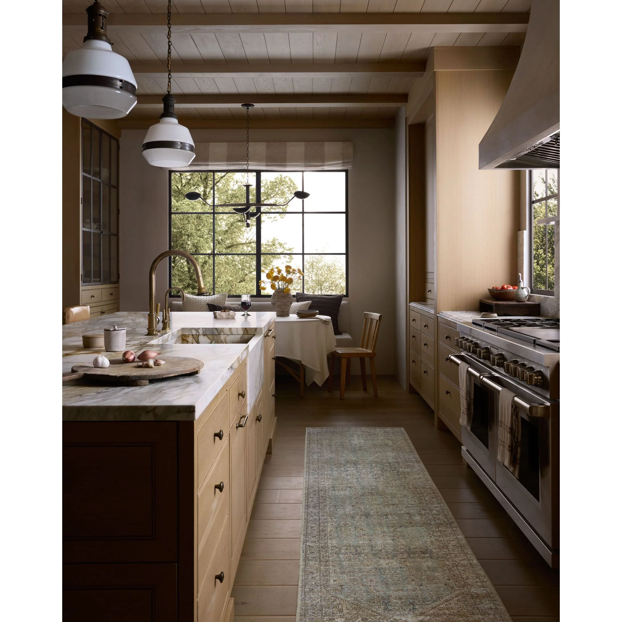 Cambria AL Aqua / Natural Rug | Amber Lewis x Loloi - Image 3