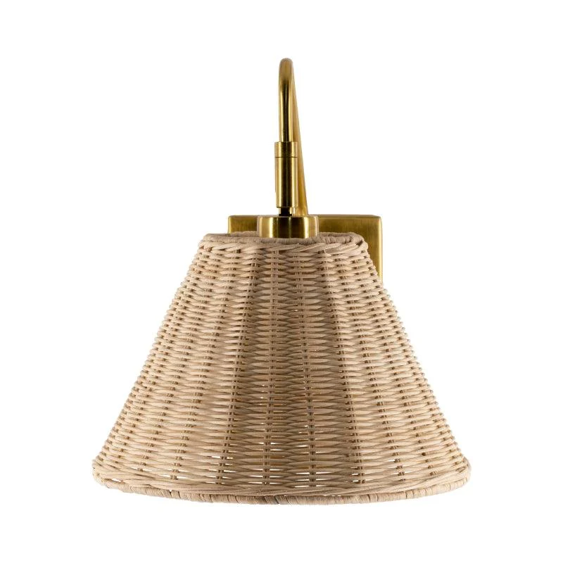 Cerro Rattan Wall Sconce - Image 2