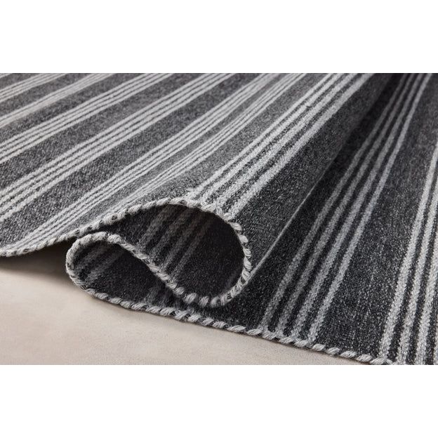 Charlie Charcoal / Grey Rug | Magnolia Home by Joanna Gaines x Loloi - Image 4