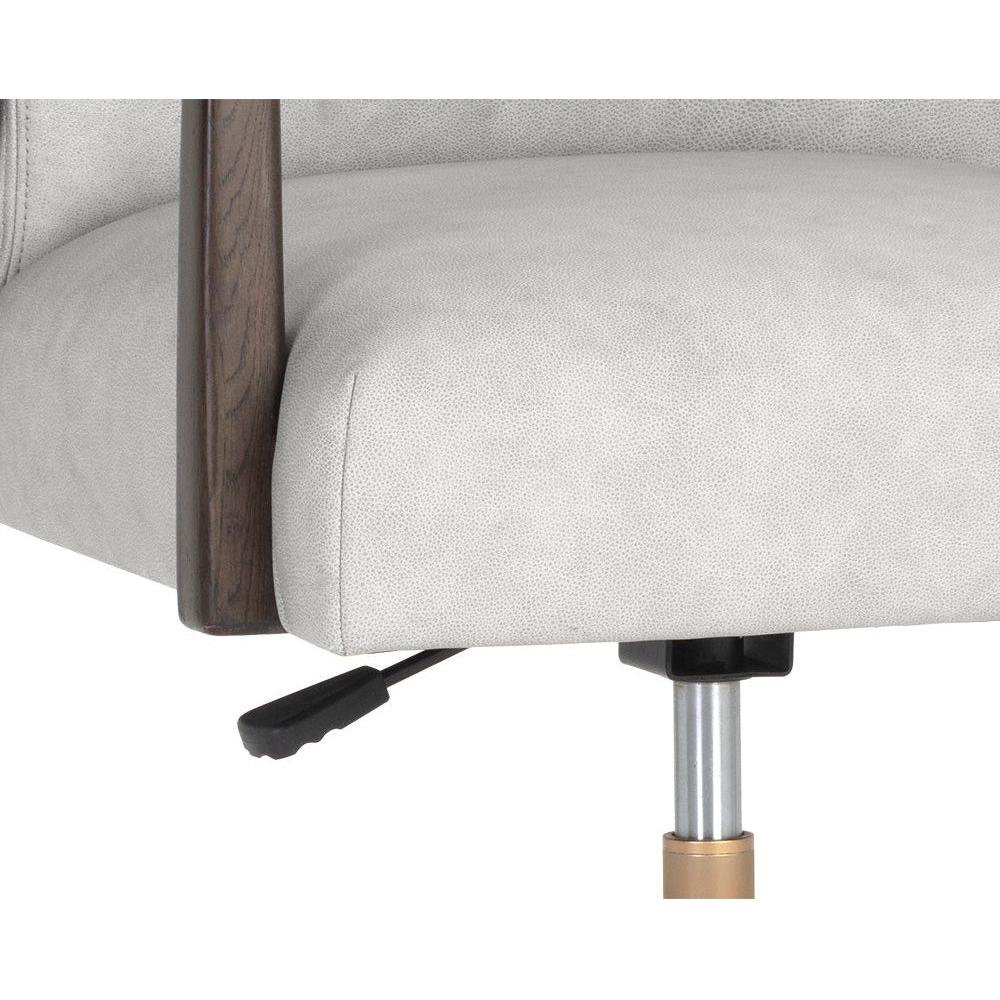 Collin Office Chair - Brown/Saloon Light Grey - Image 7