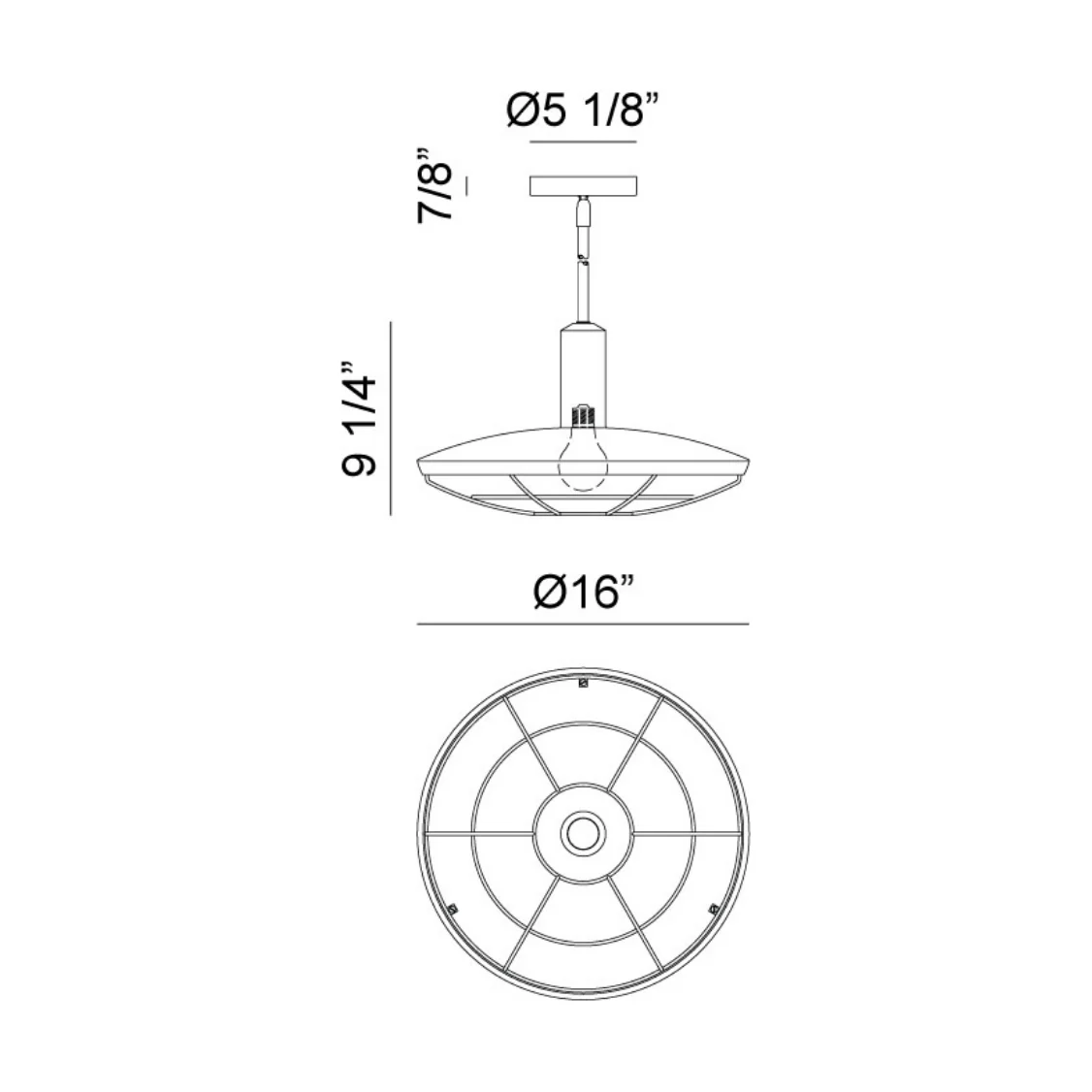 Compton Outdoor Pendant - Image 6