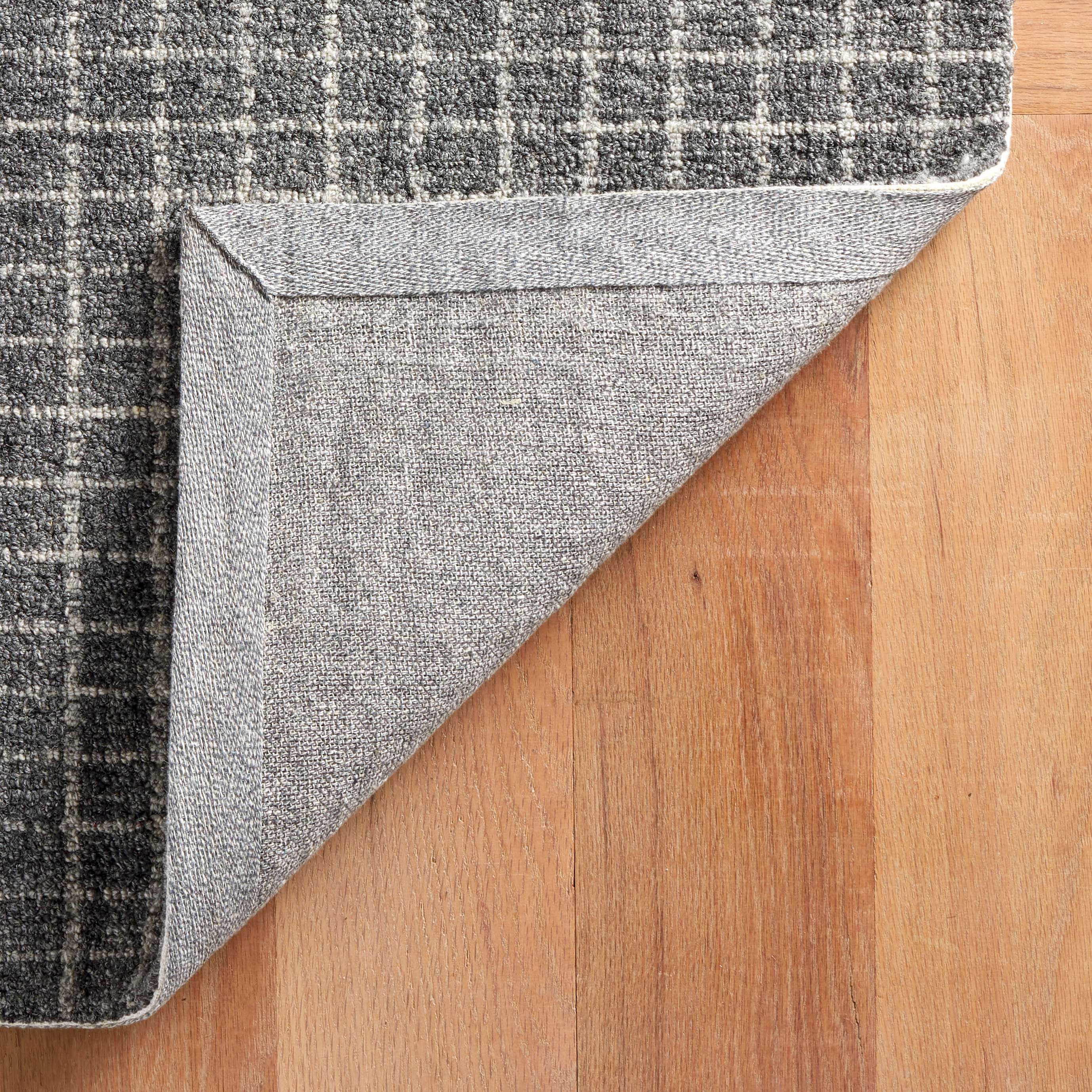 Conall Grey Hand Micro Hooked Wool Rug - Image 5