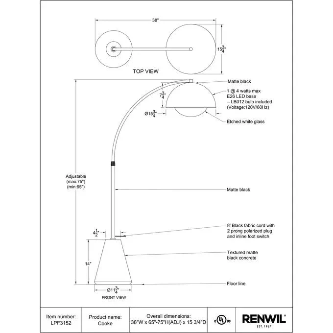 Cooke Floor Lamp - Image 7