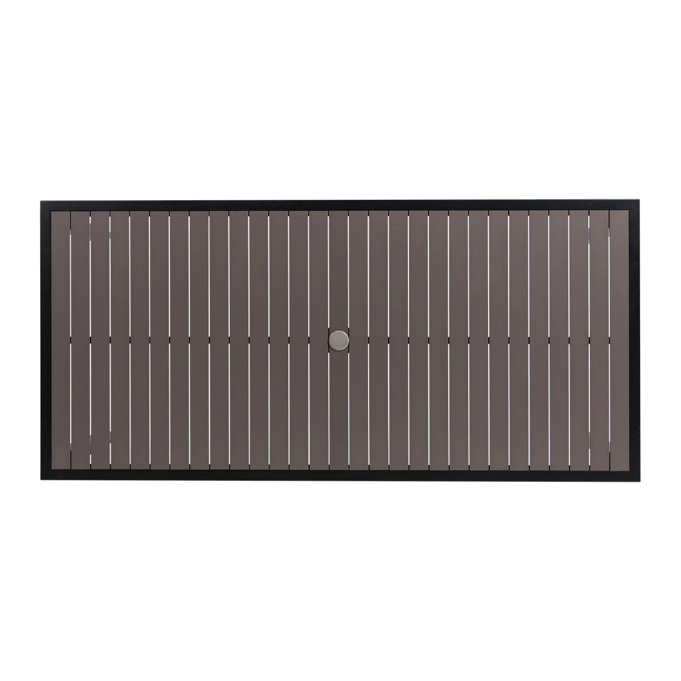 Copacabana 84″ x 40″ Rectangular Dining Table With Umbrella Hole - Image 7