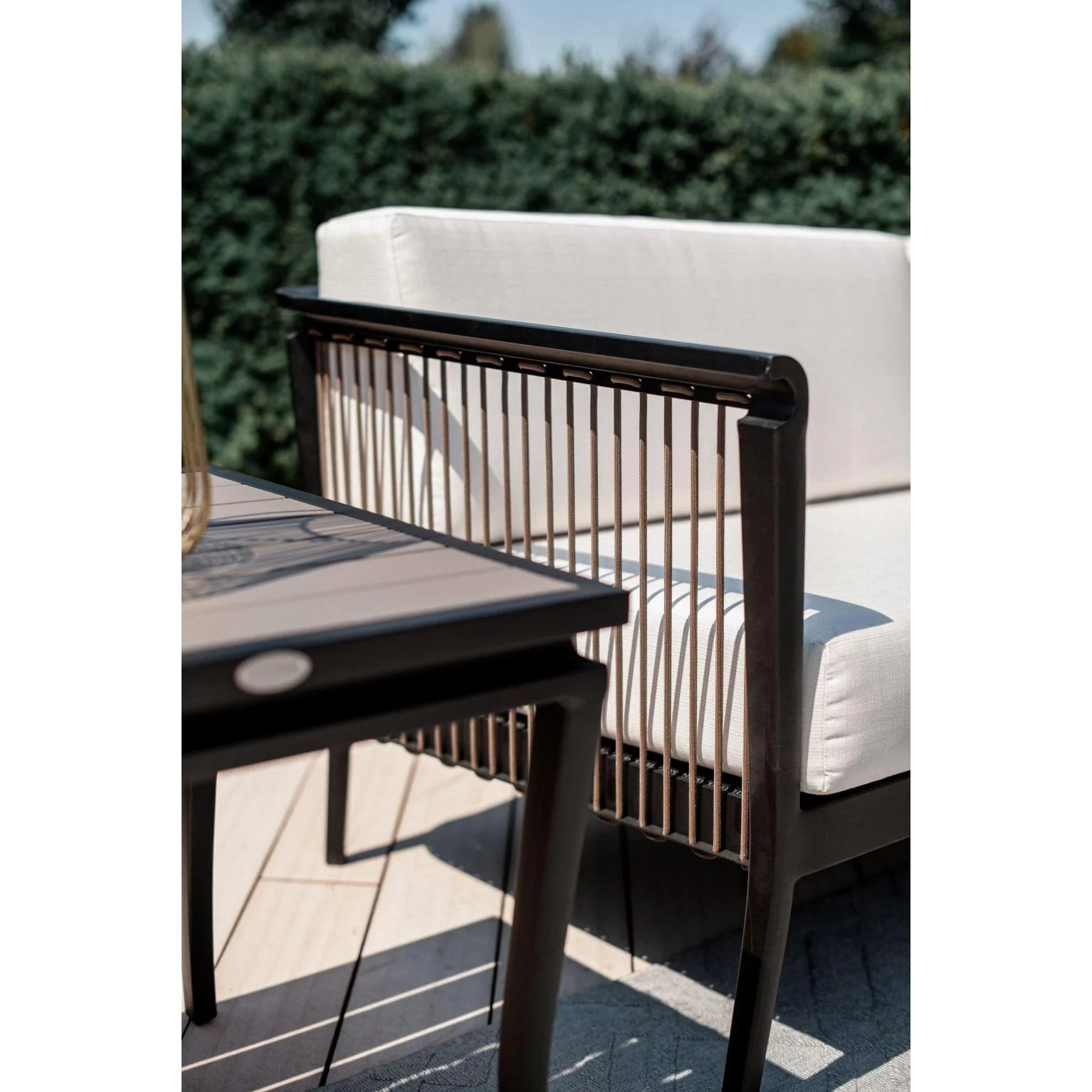 Copacabana End Table With Aluminum Top - Image 2