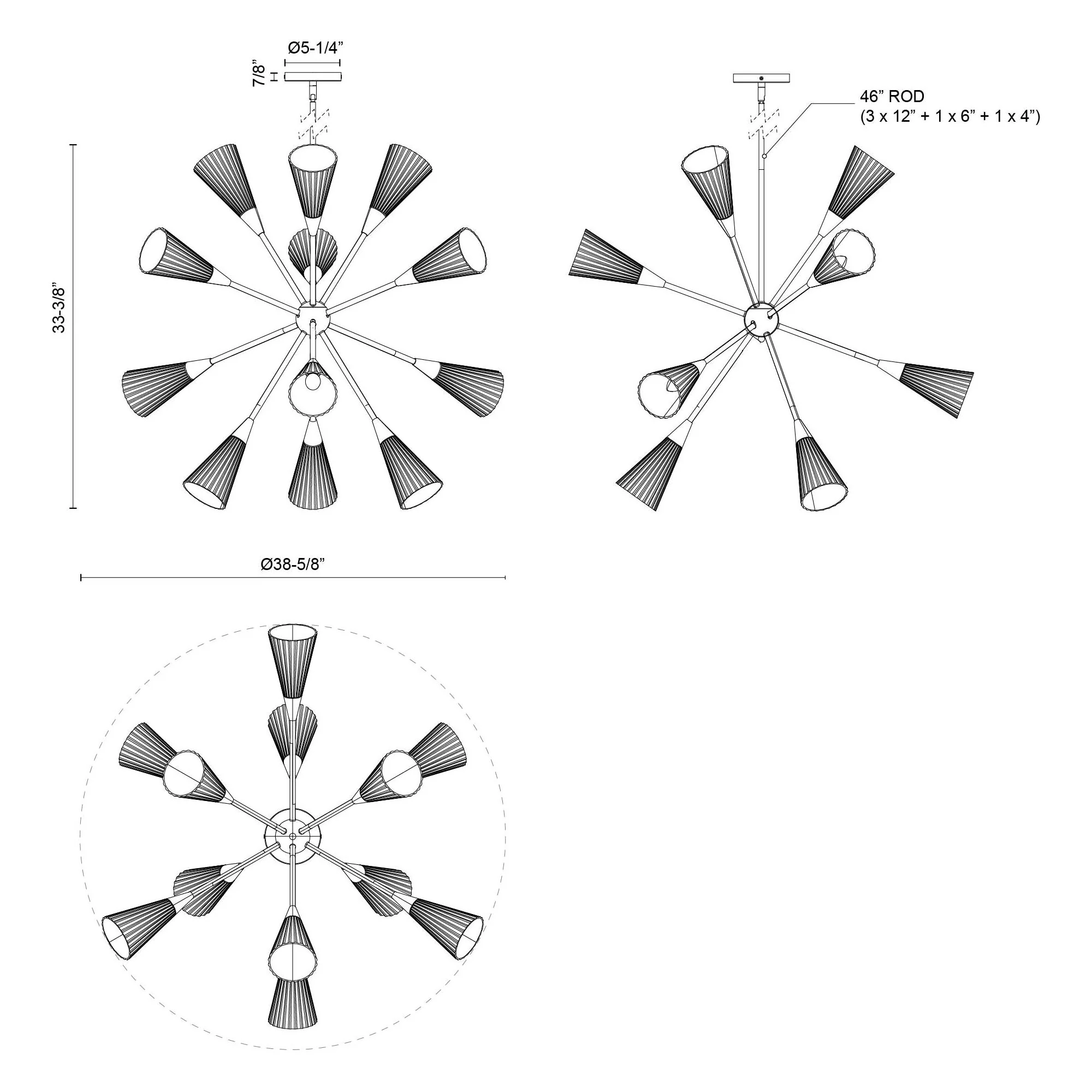 Cosmo Chandelier - Image 17