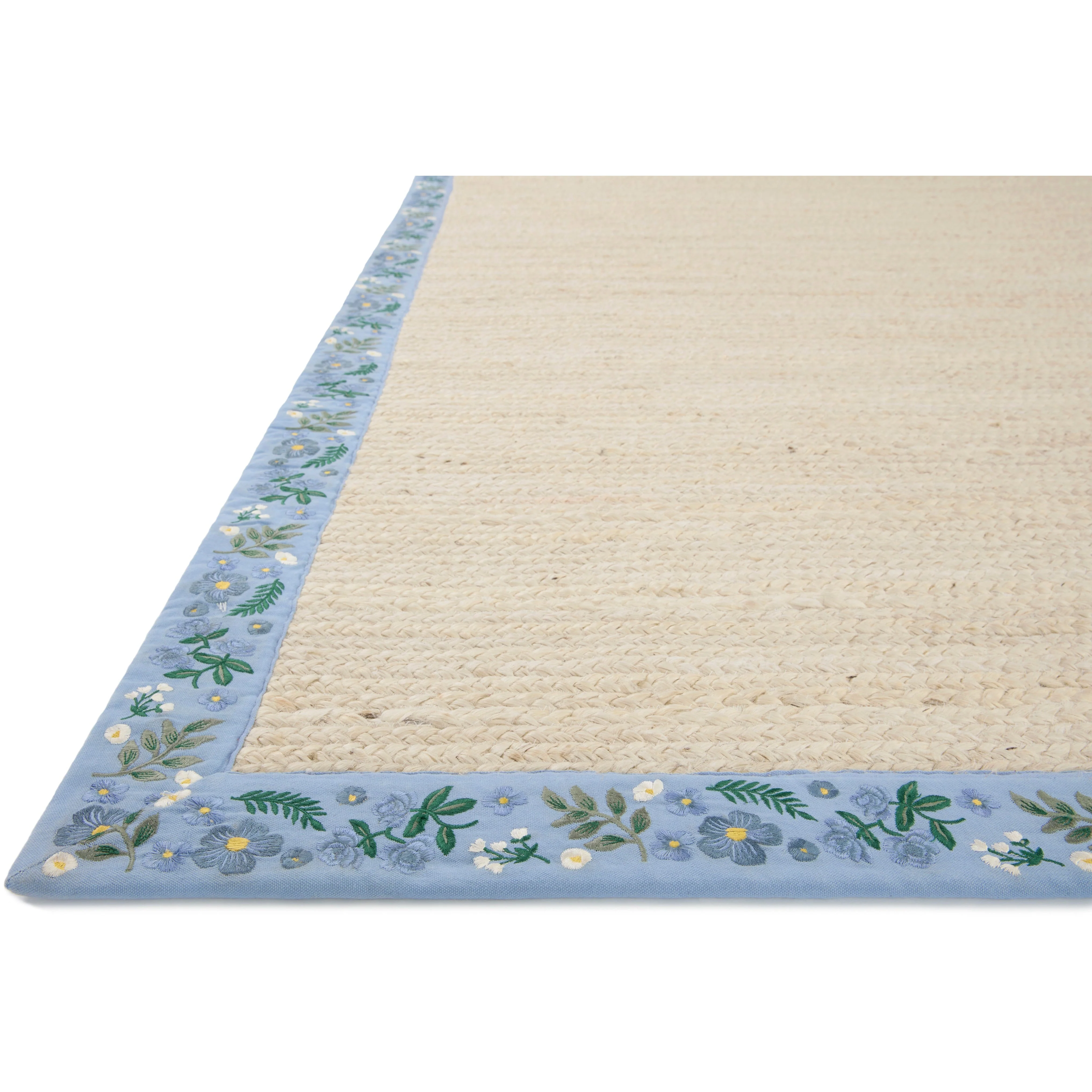 Costa Wildwood Ivory / Periwinkle | Rifle Paper Co. Rugs x Loloi - Image 2