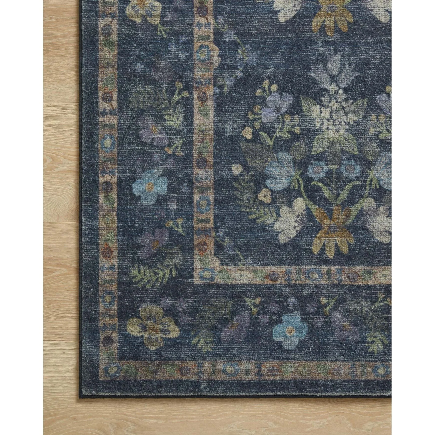 Courtyard Seville Navy Rug | Rifle Paper Co. x Loloi - Image 7