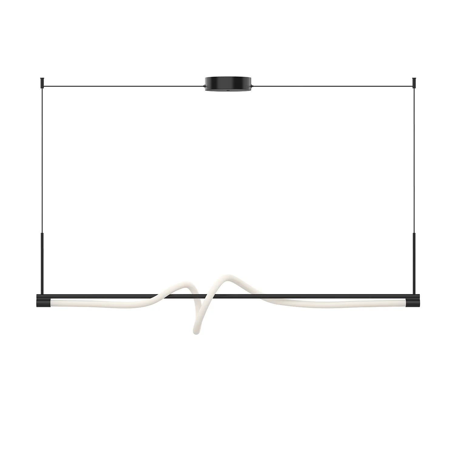 Cursive Linear Chandelier