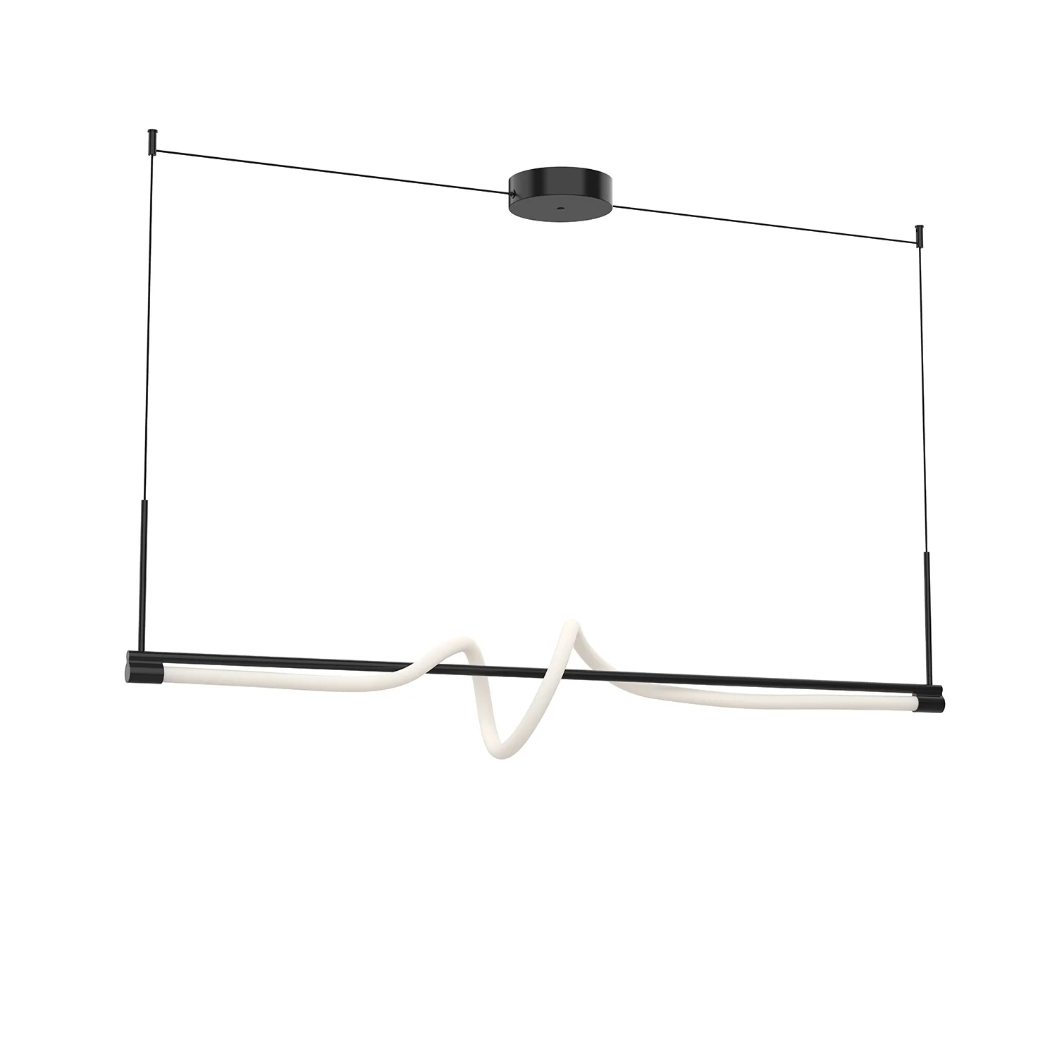 Cursive Linear Chandelier - Image 2