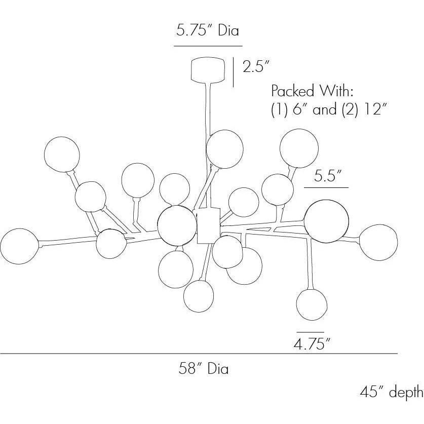 Dallas Medium Chandelier - Image 4